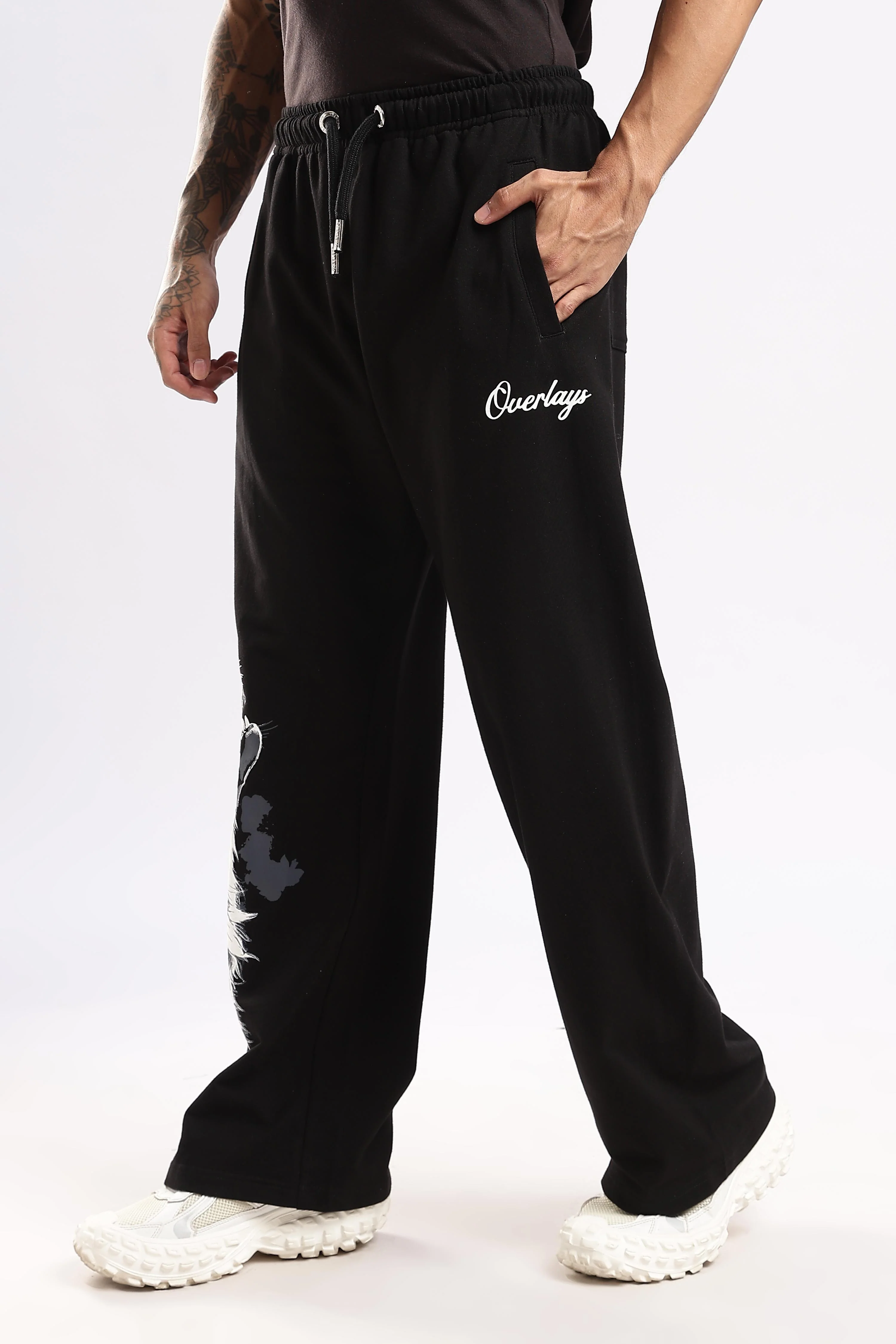 Alpha Rise heavyweight black joggers - Image 13