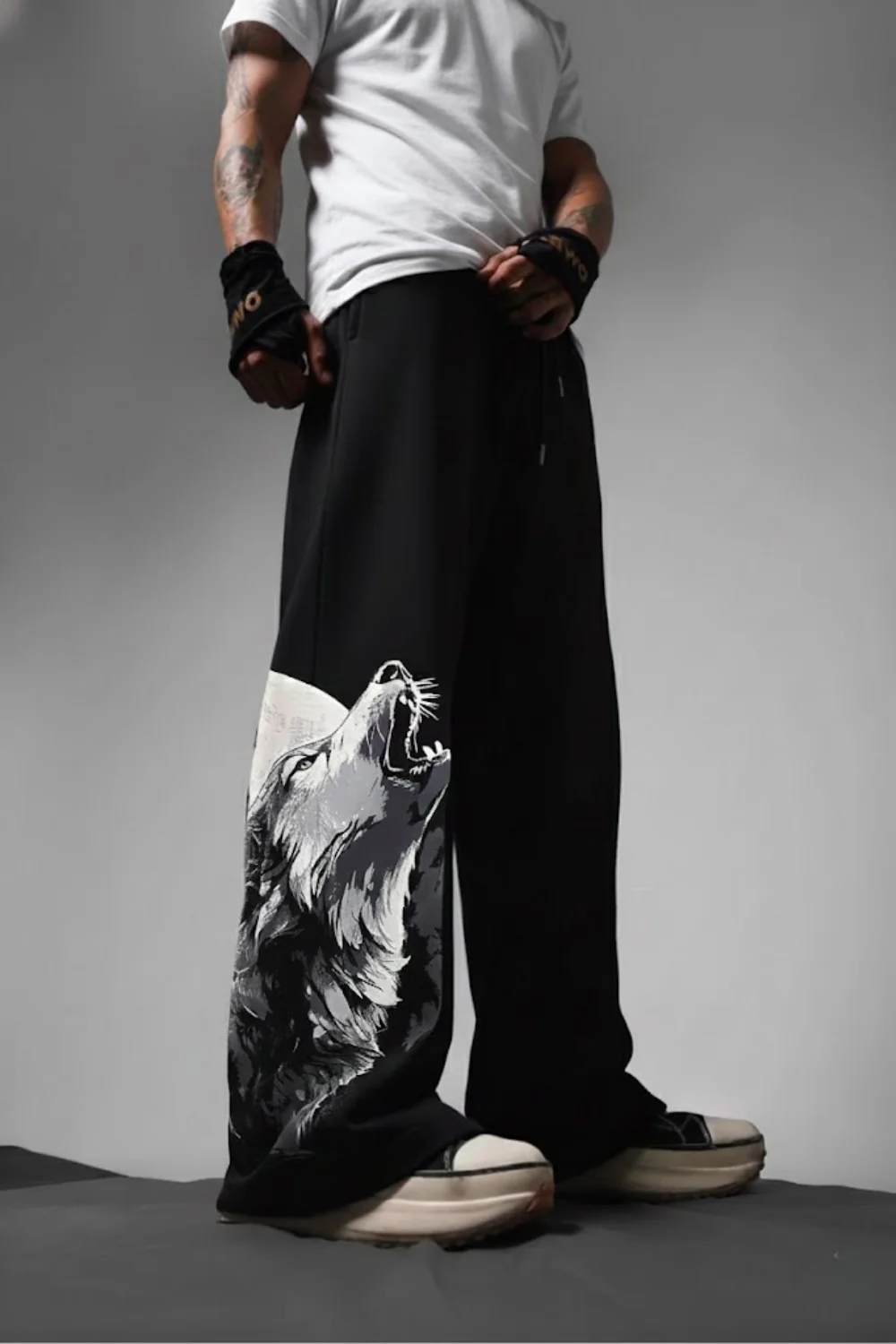Alpha Rise heavyweight black joggers - Image 14