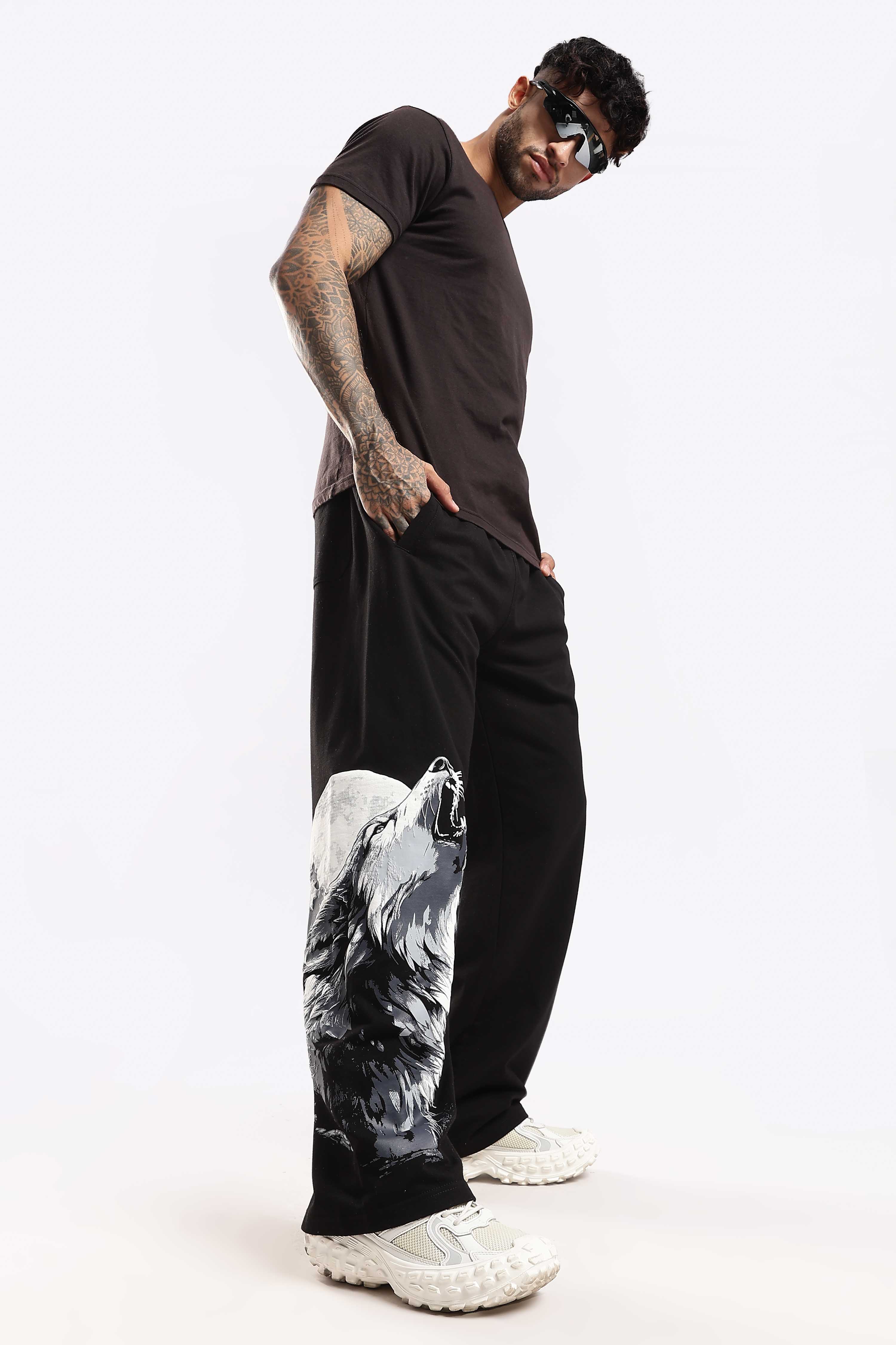 Alpha Rise heavyweight black joggers - Image 8
