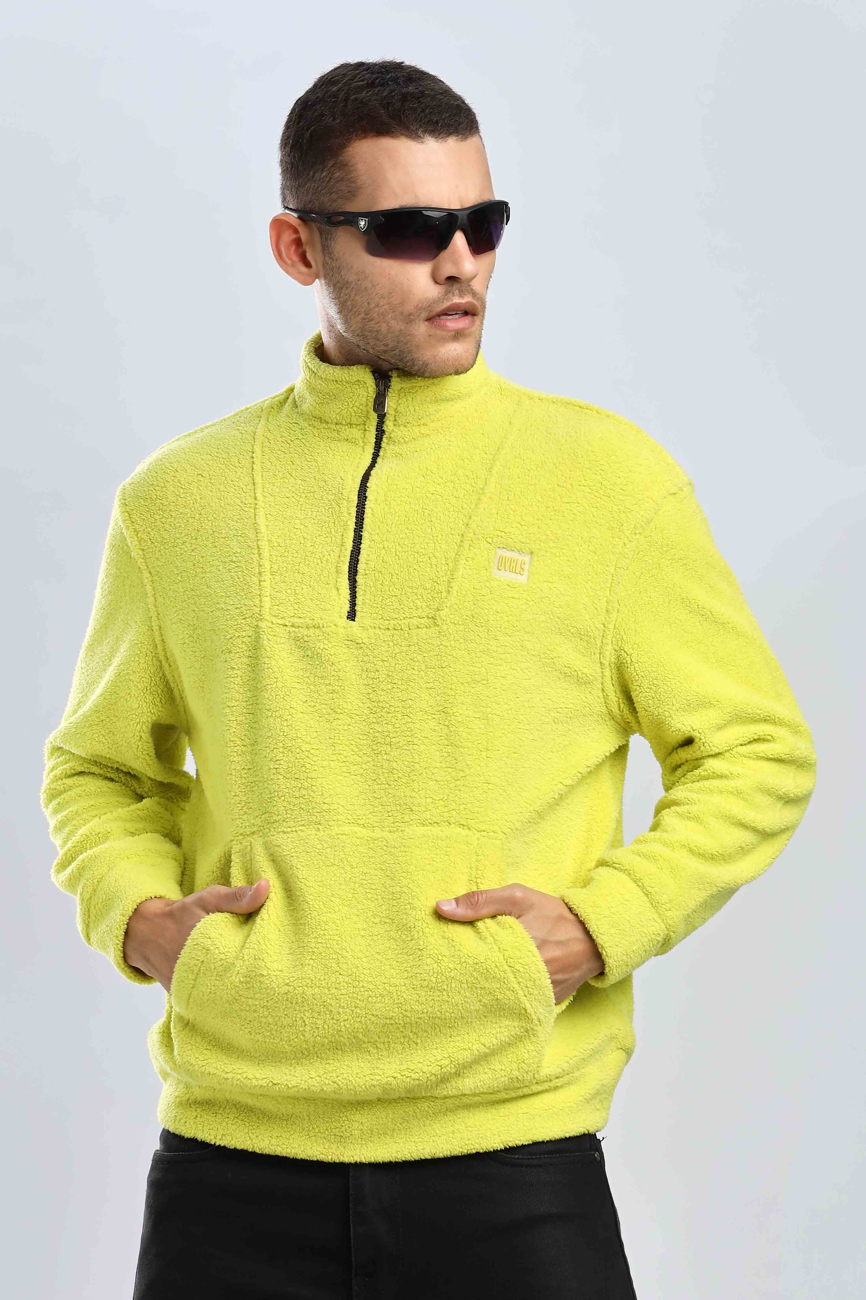 Artic Lime Sherpa Sweatshirt - Image 11
