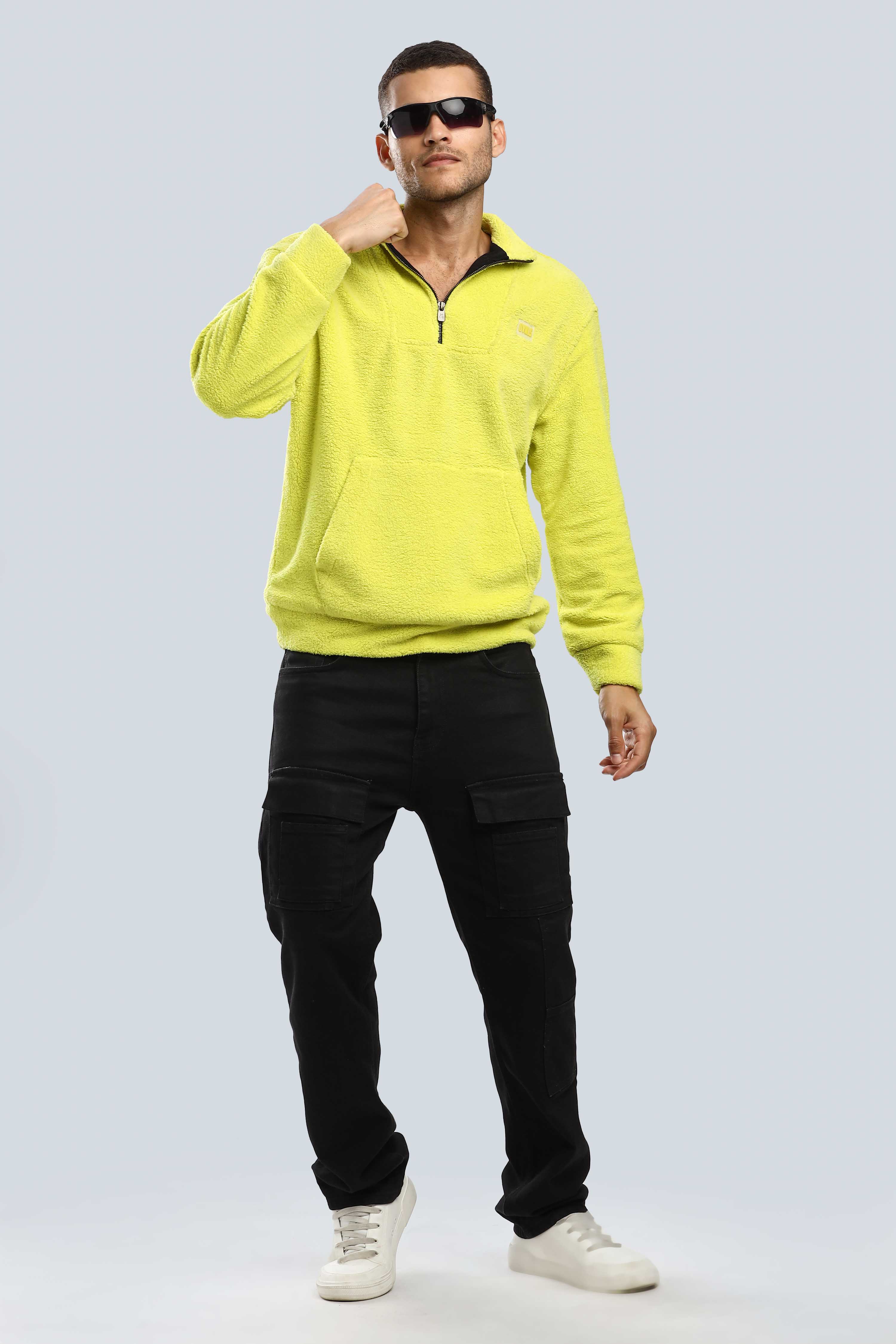 Artic Lime Sherpa Sweatshirt - Image 14