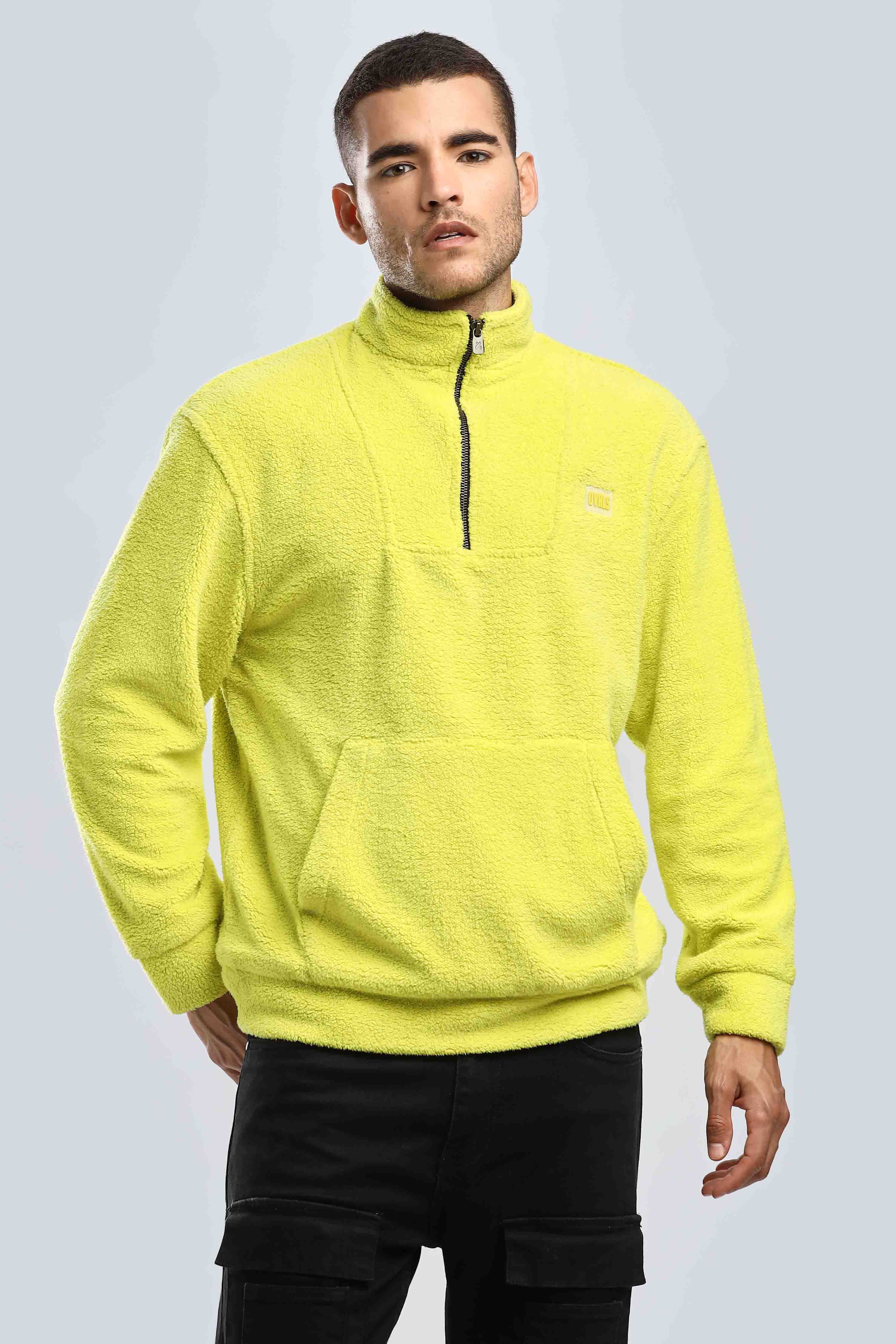 Artic Lime Sherpa Sweatshirt - Image 6