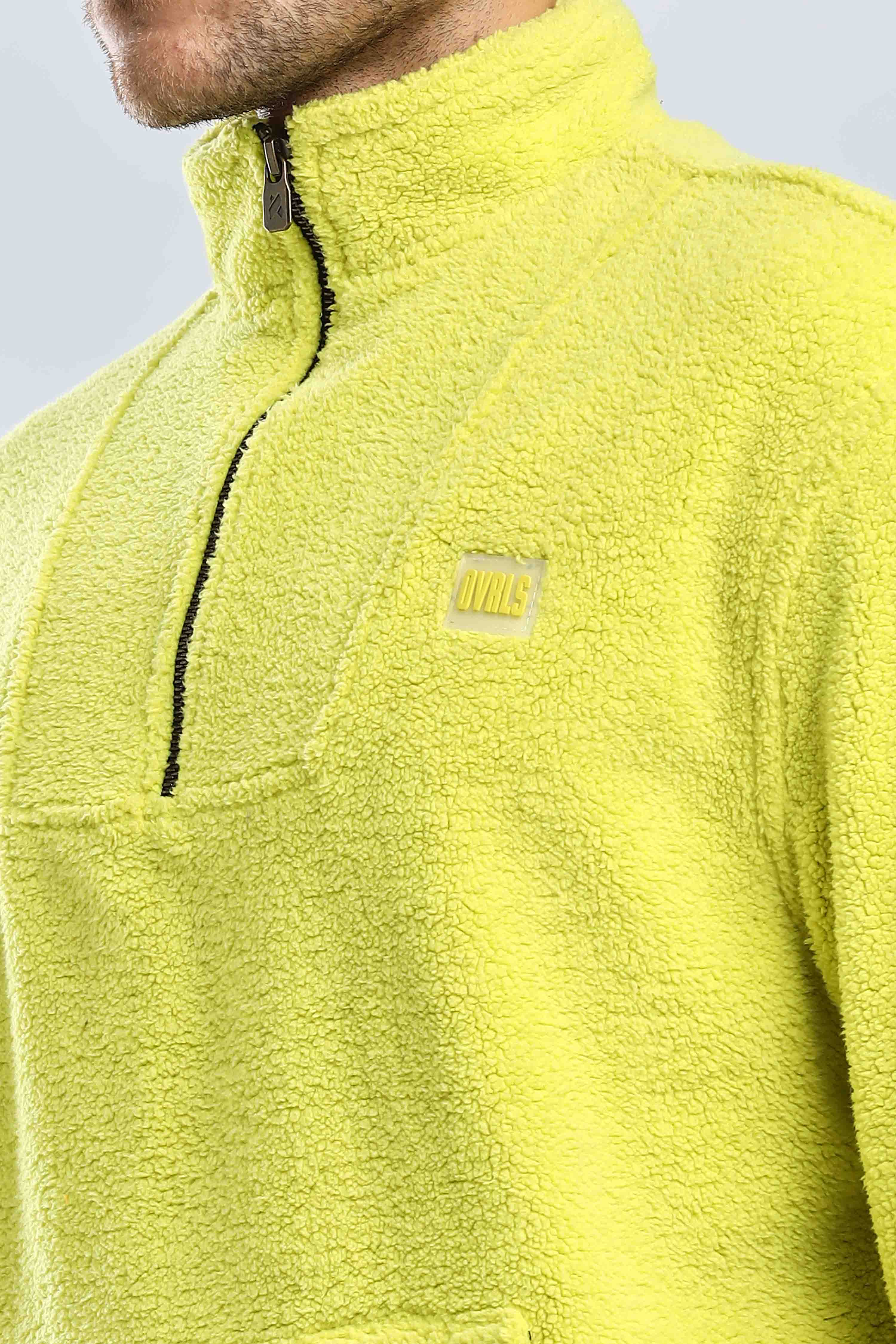 Artic Lime Sherpa Sweatshirt - Image 7