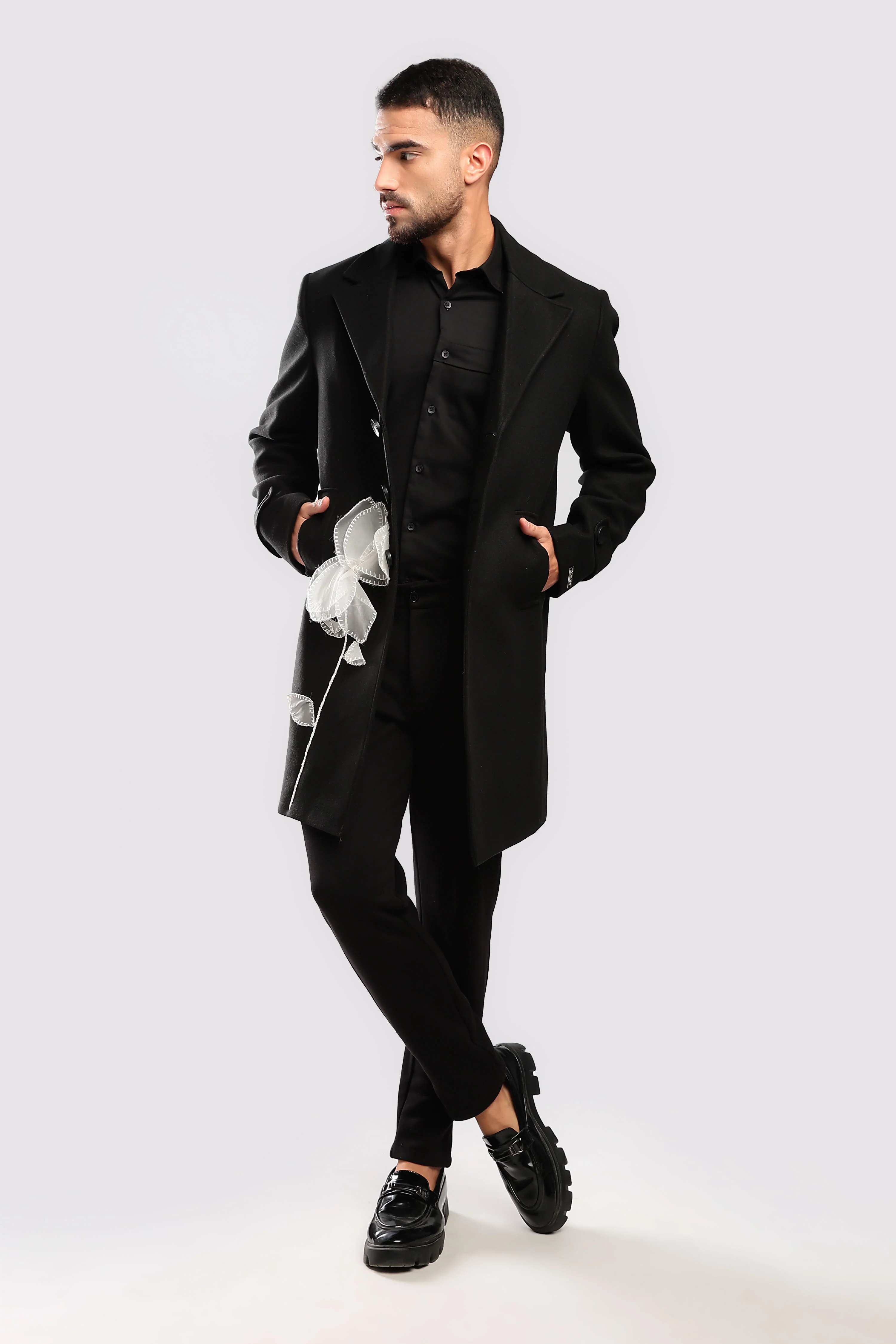 Black Long Coat - Image 15