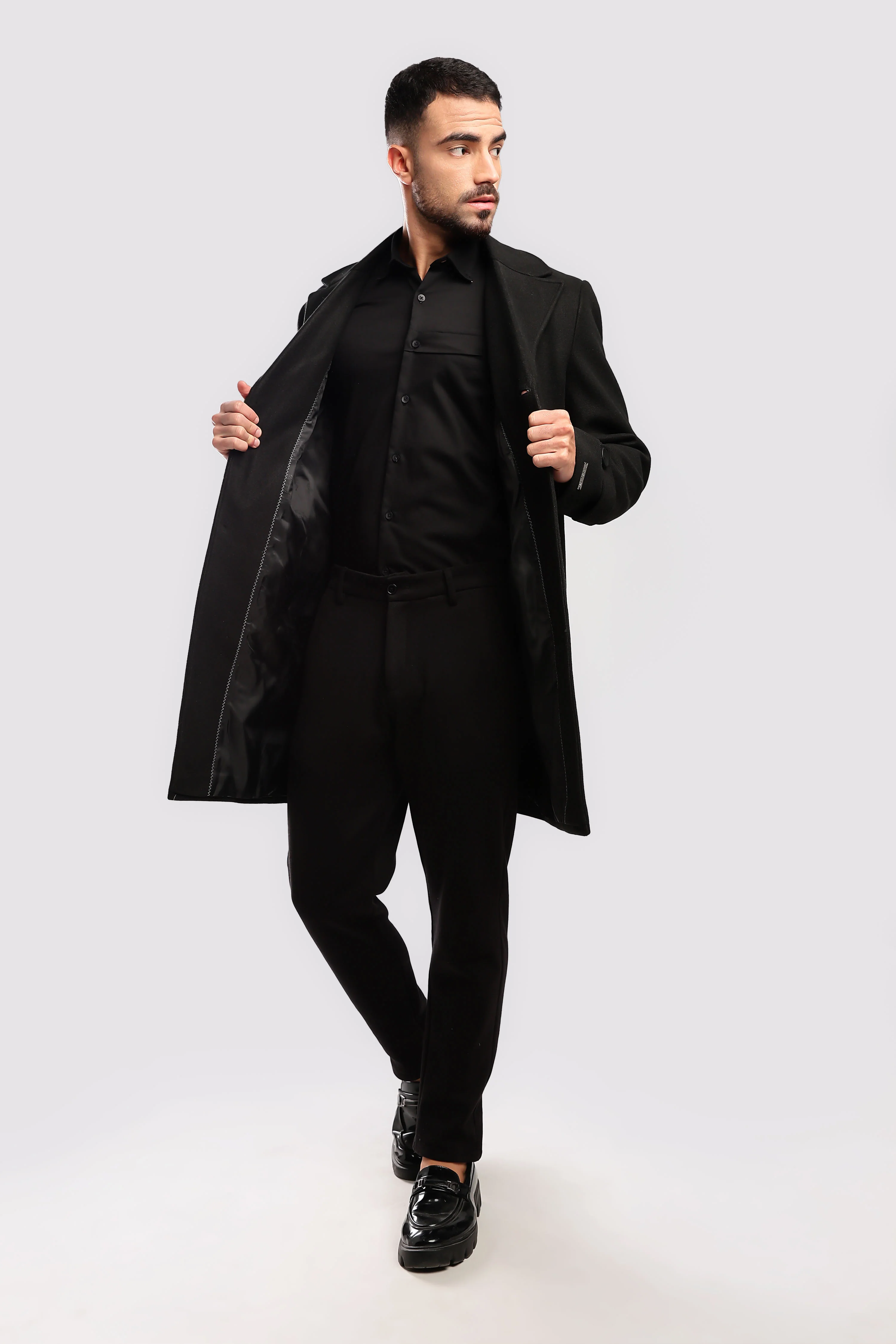 Black Long Coat - Image 17