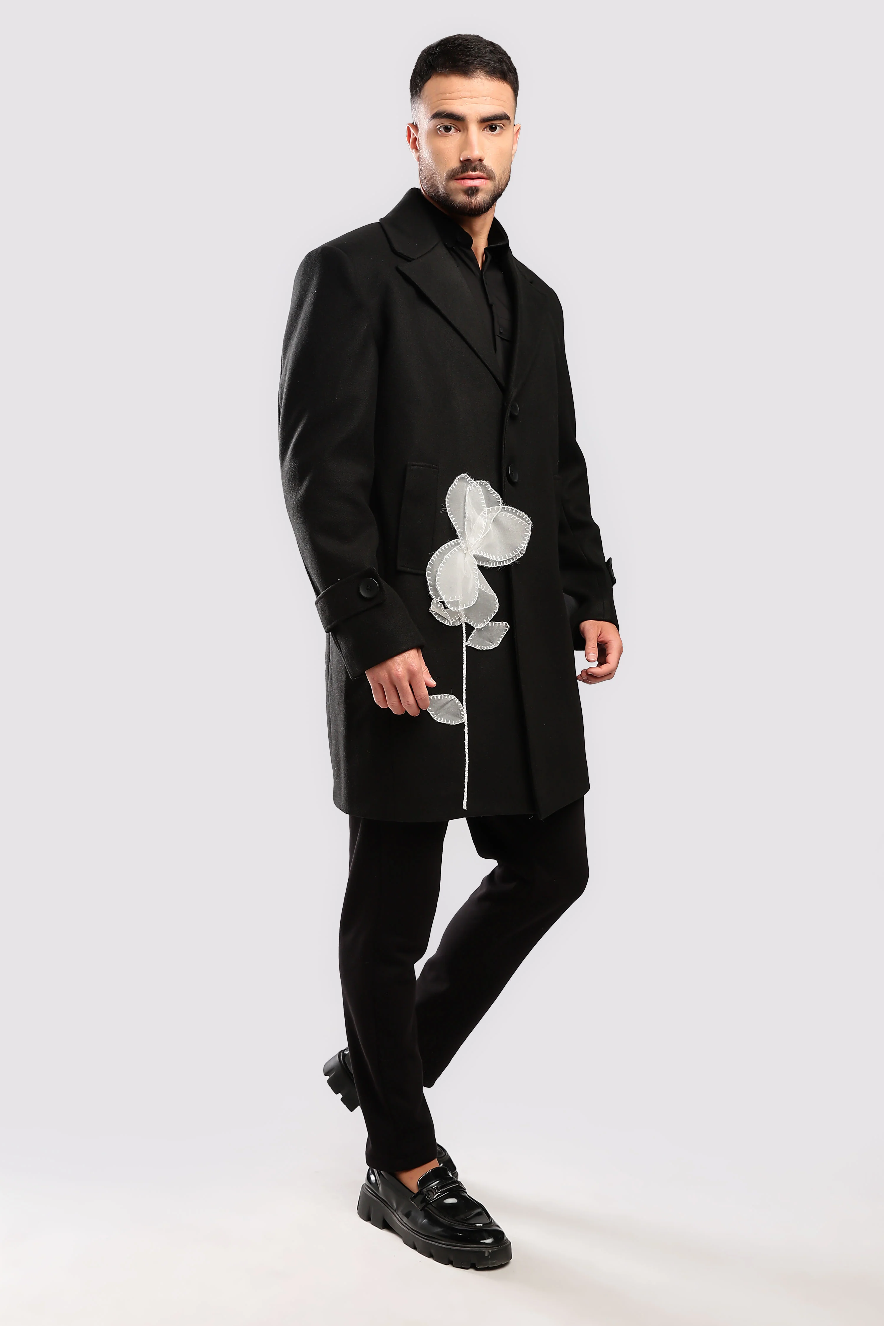 Black Long Coat - Image 5