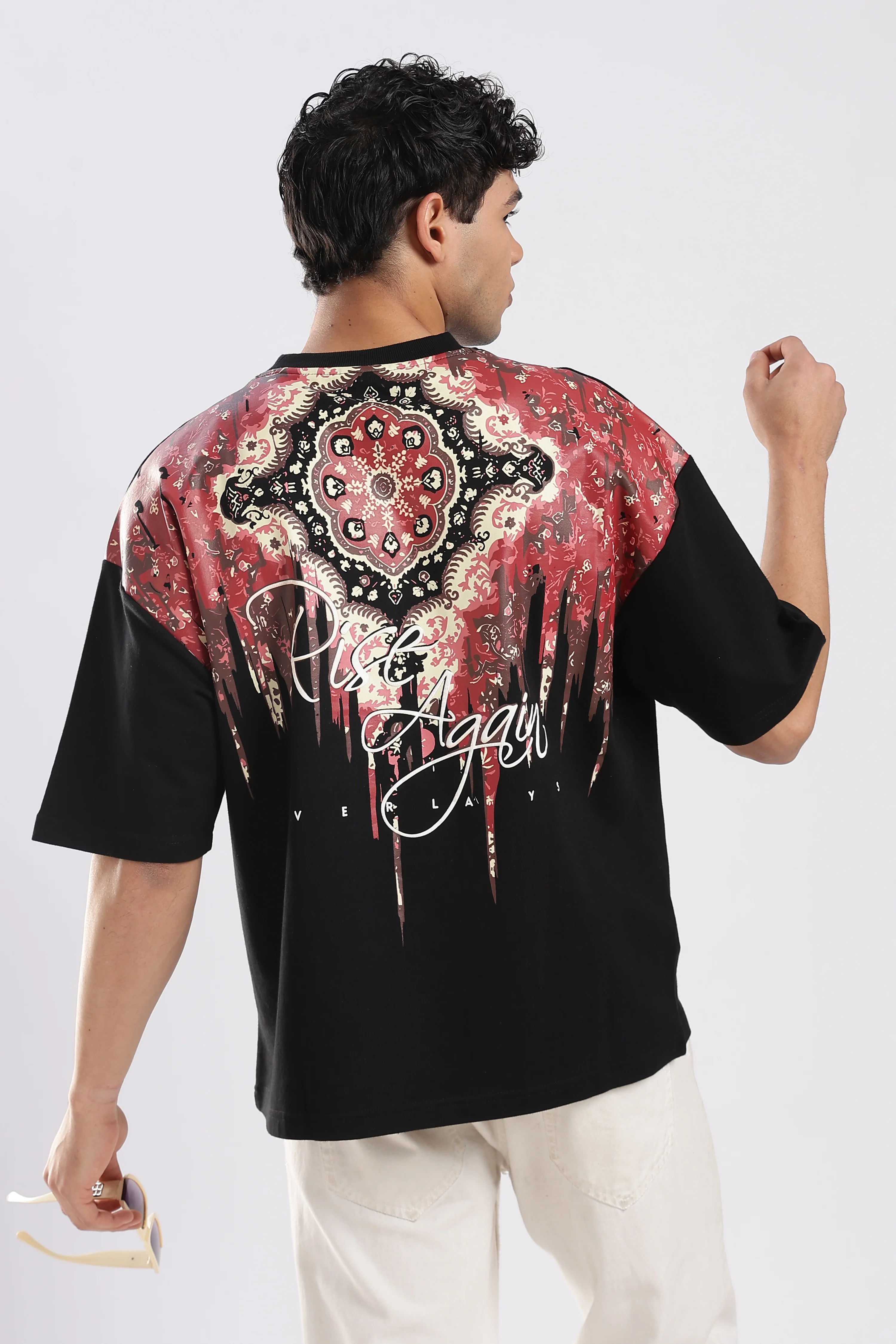 Carpedian Black Oversized Tshirt - Image 13