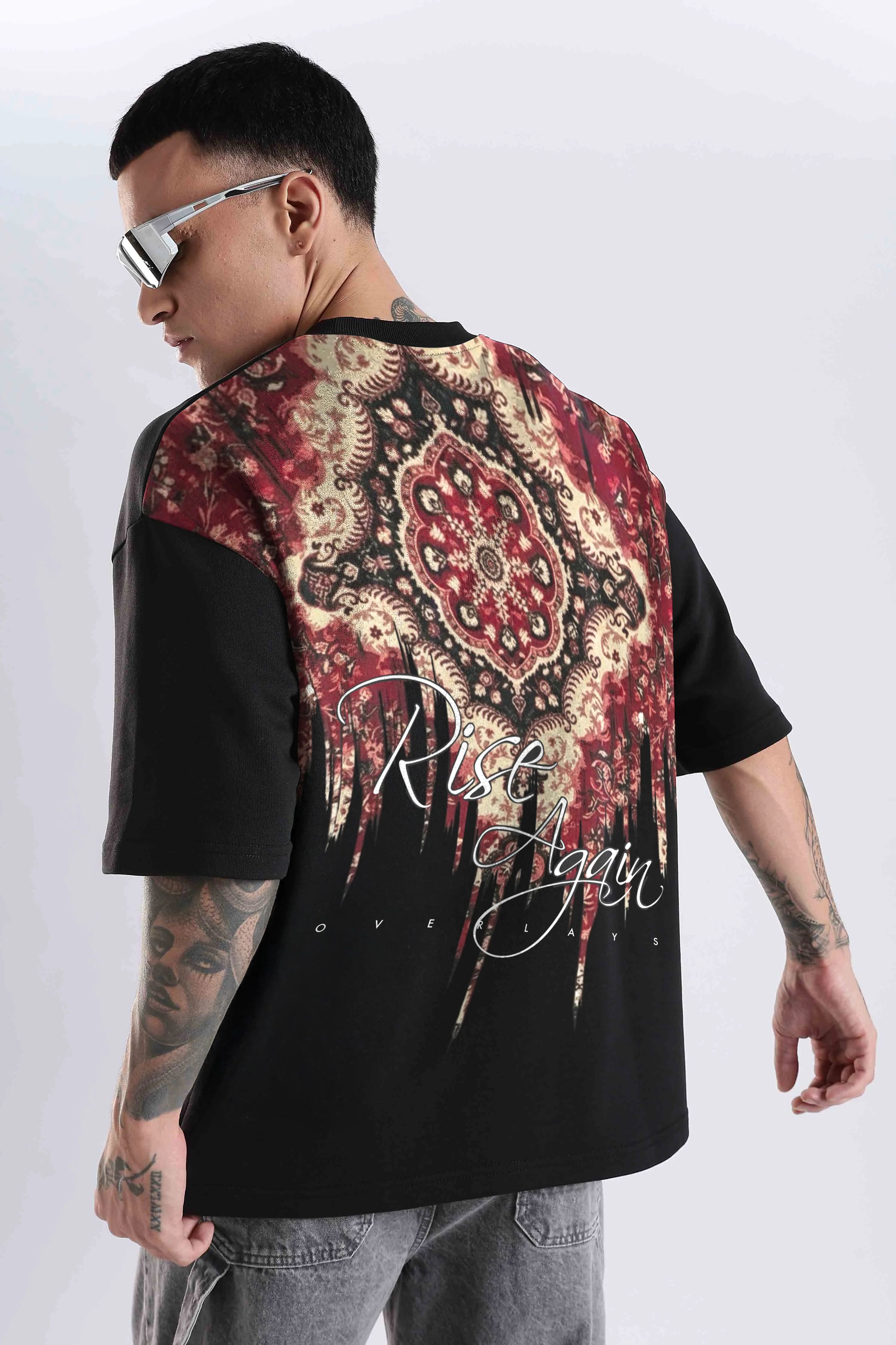 Carpedian Black Oversized Tshirt - Image 3