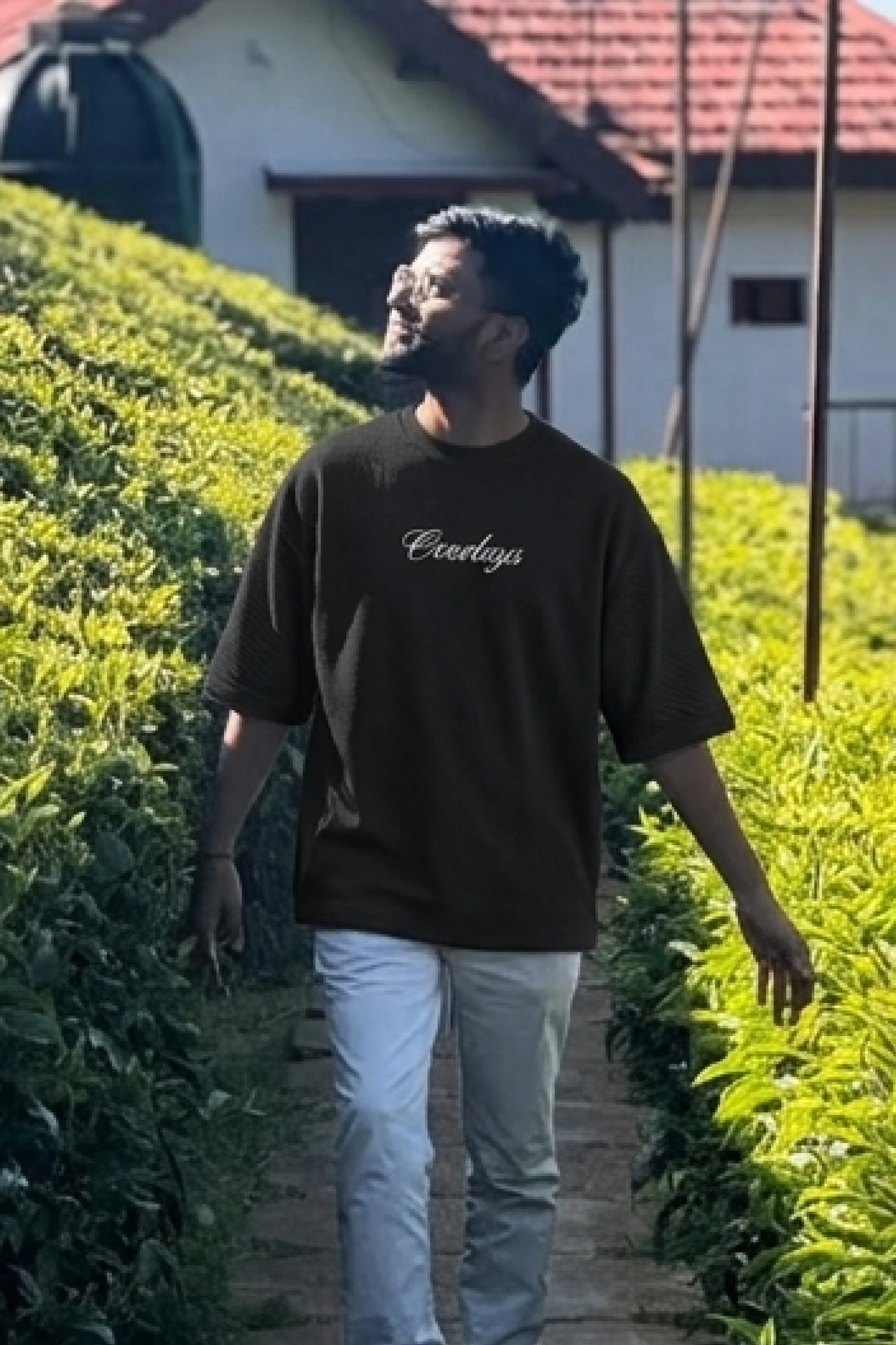 Carpedian Black Oversized Tshirt - Image 6