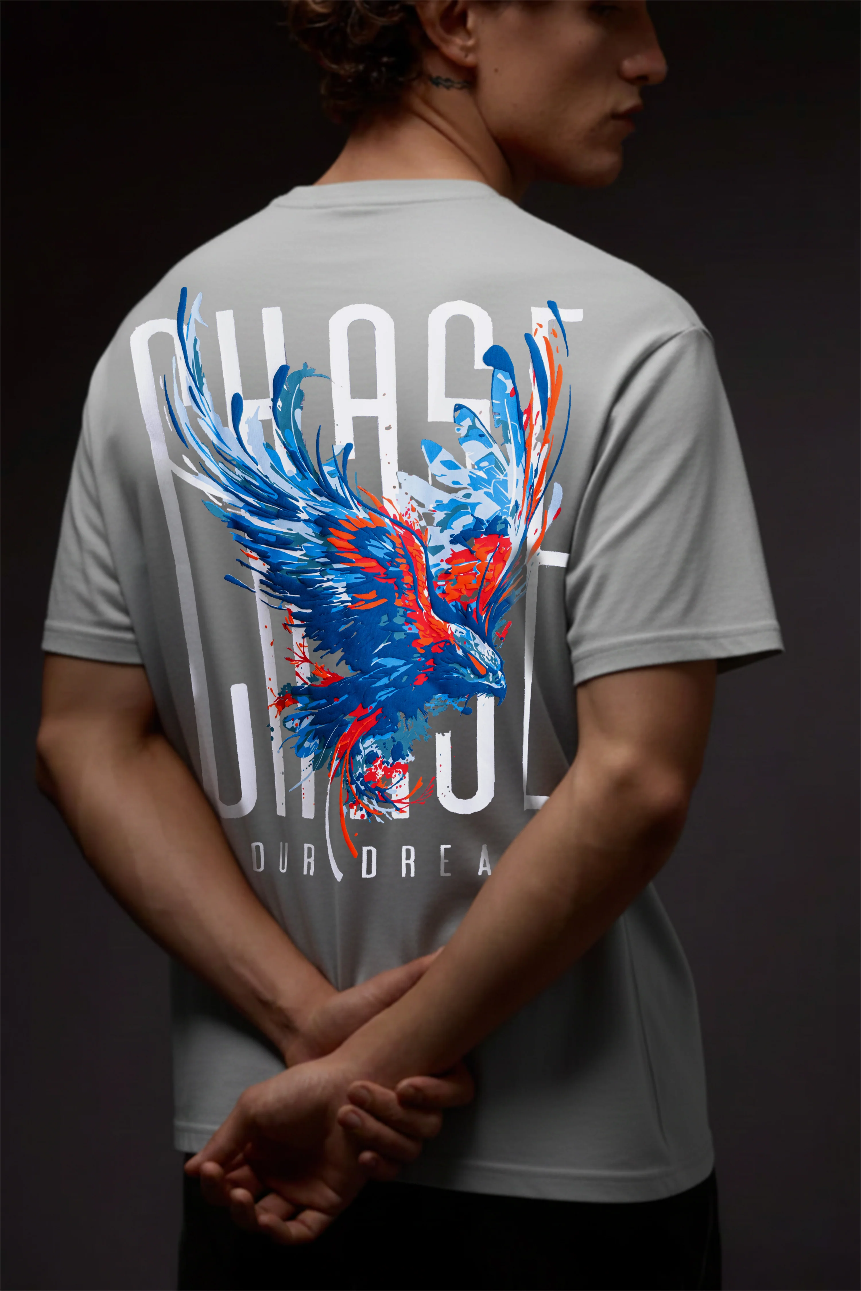 Chase Grey Relaxed Fit T-Shirt - Image 7