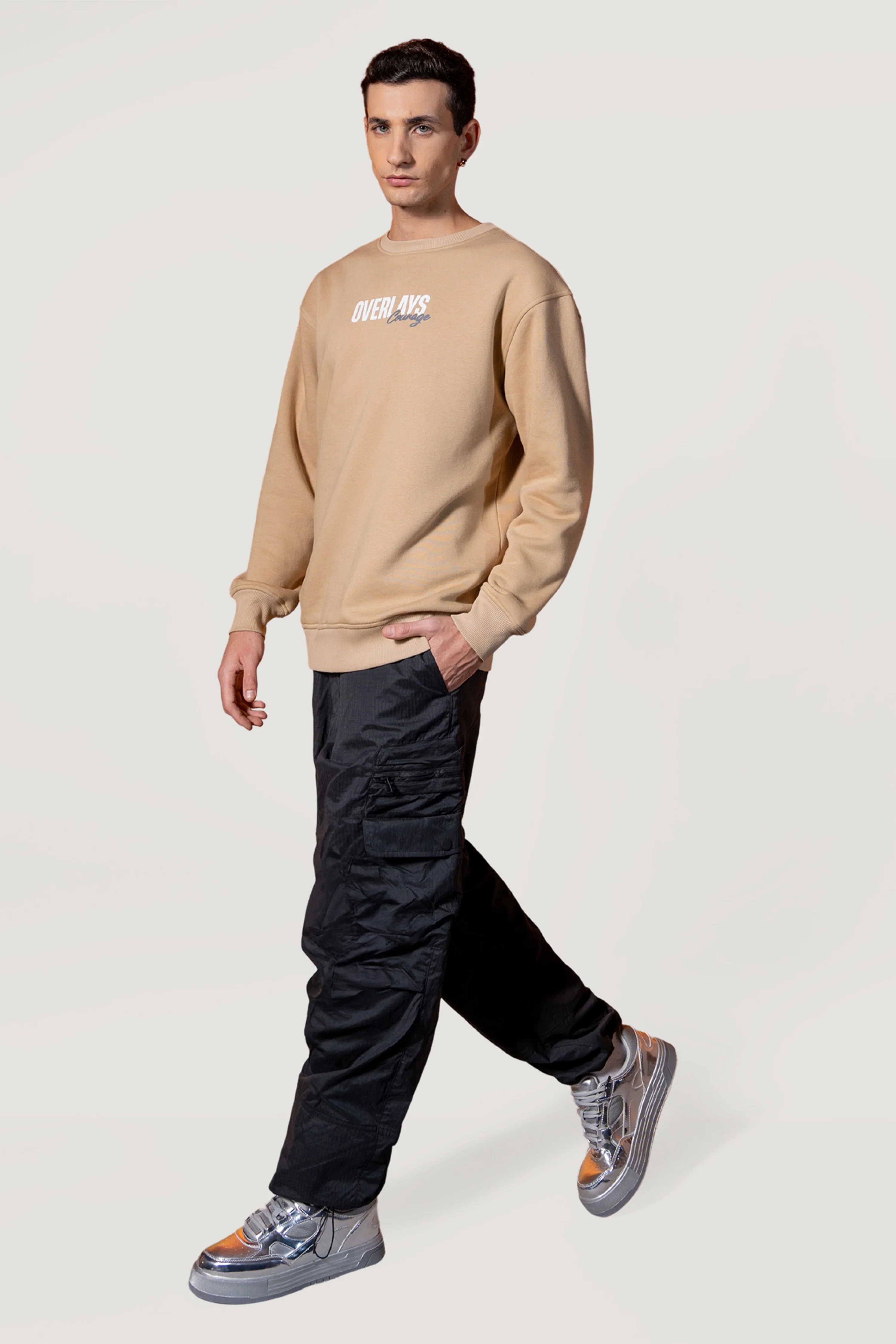 Courage Beige Sweatshirt - Image 5