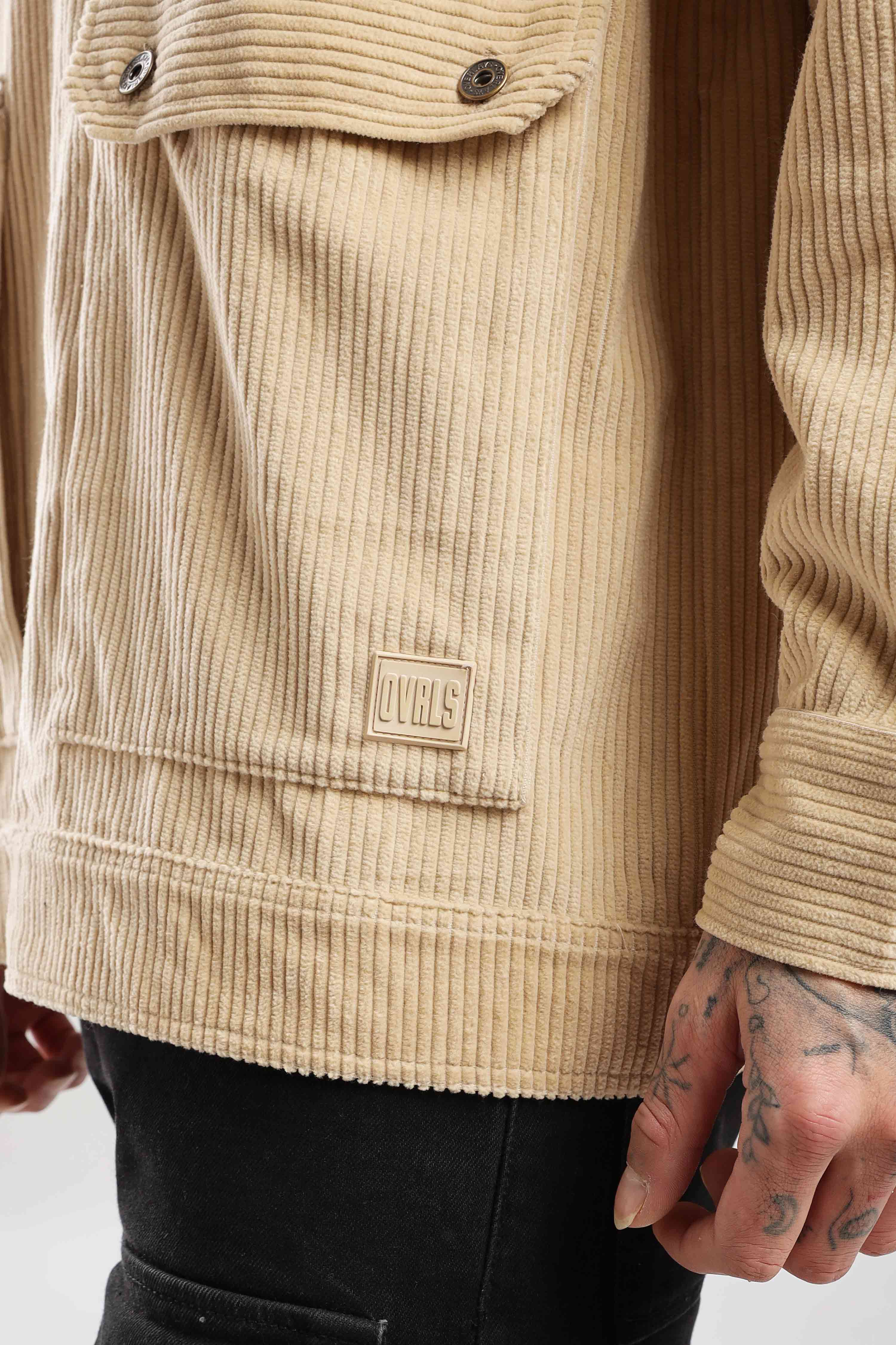 Fawn Textured Corduroy Shaket - Image 8