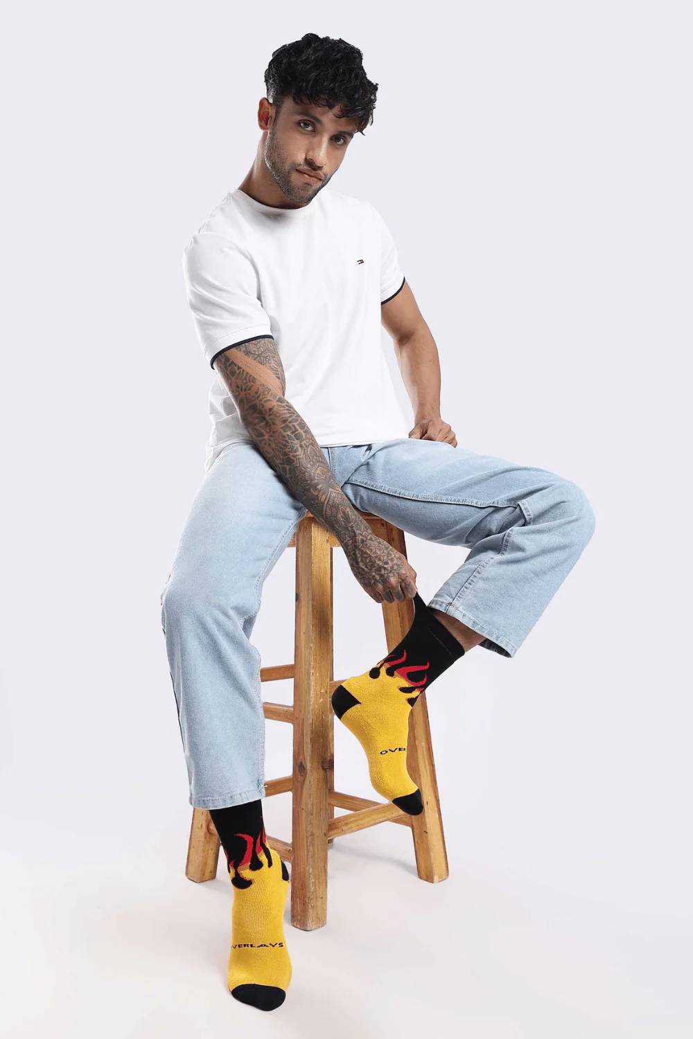 Limitless Socks Flame Yellow - Image 4