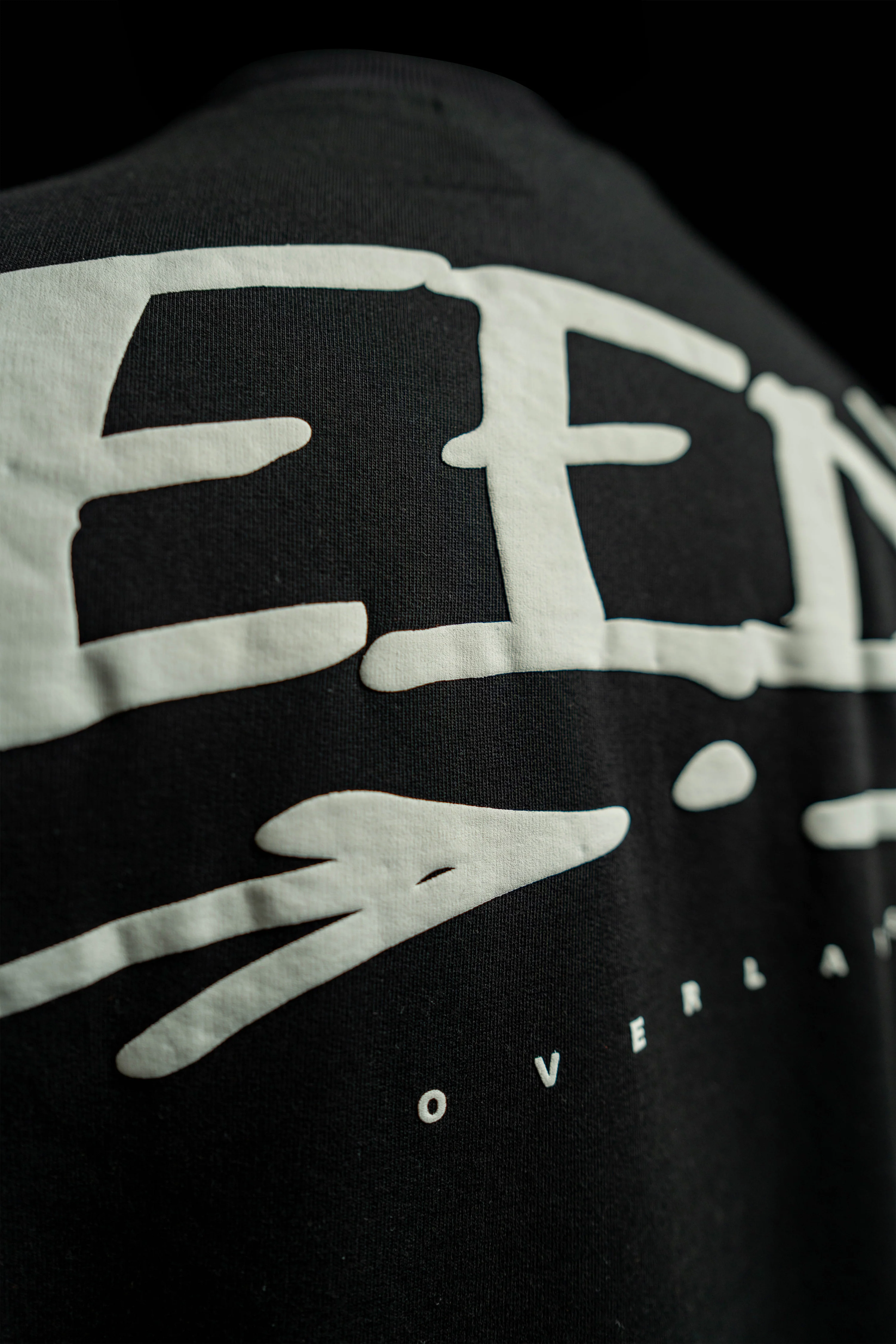 Freedom Graffiti Black Oversized Fit T-Shirt - Image 5