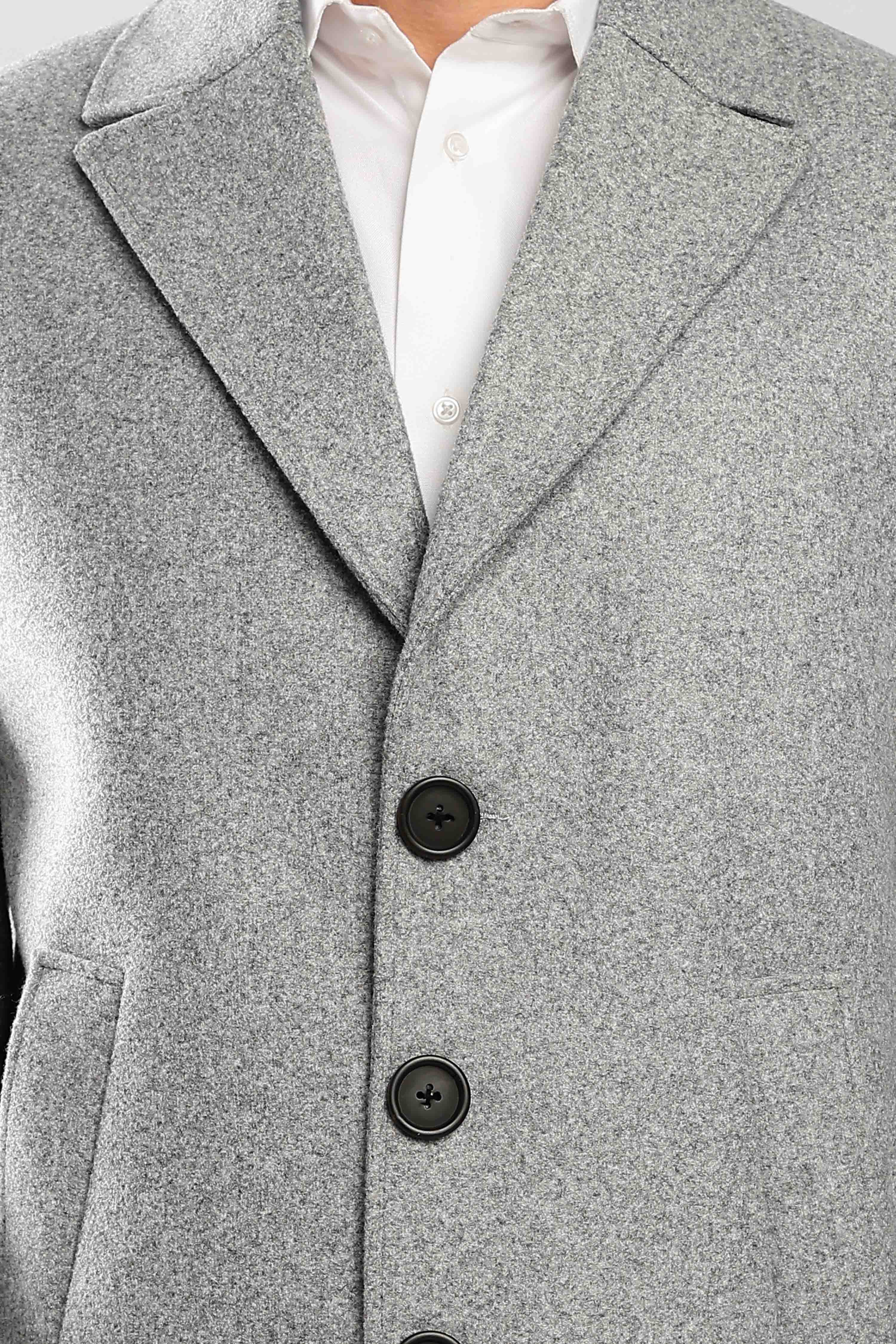 Grey Long Coat - Image 8