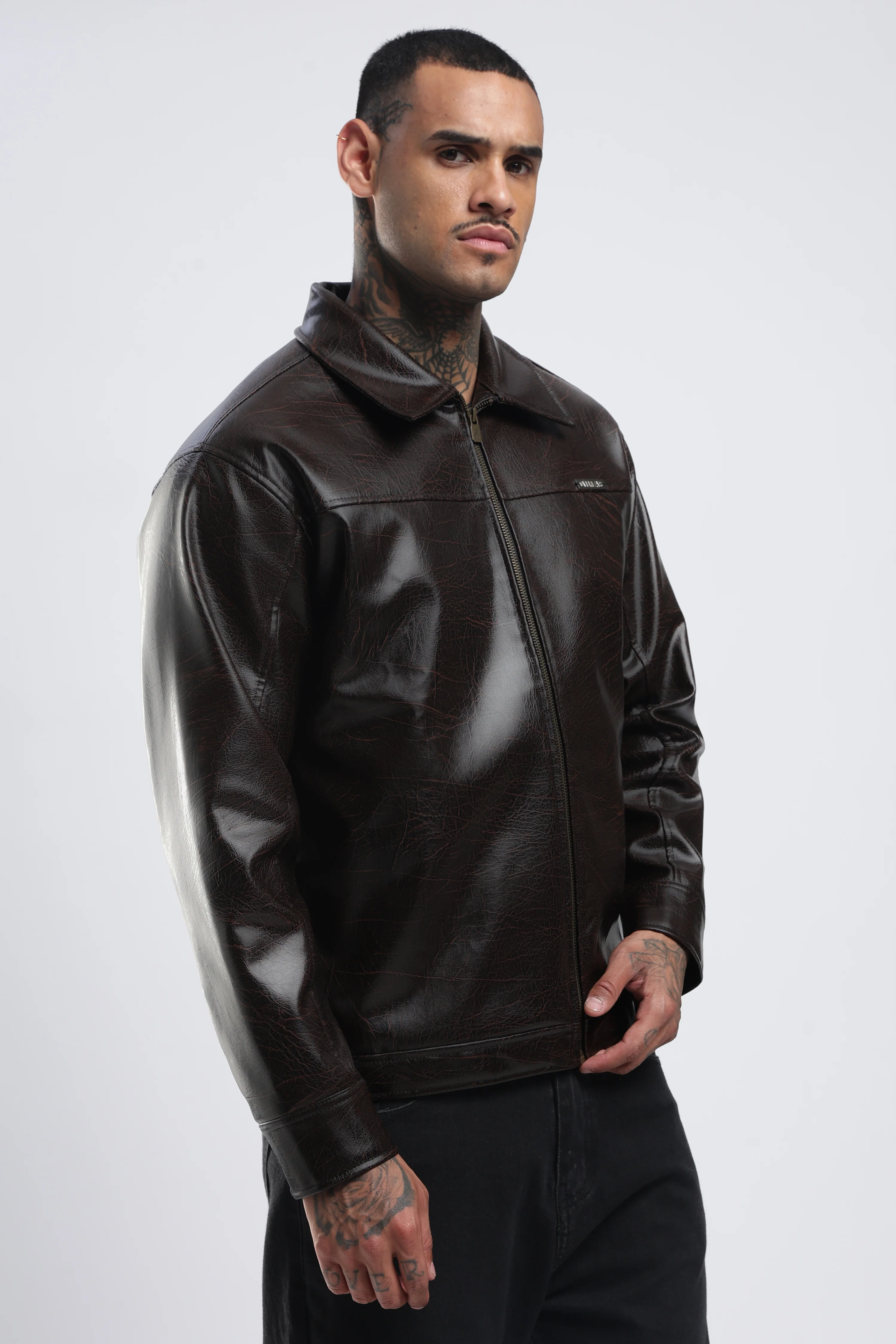 Hazel Miler Brown Textured Jacket - Image 12
