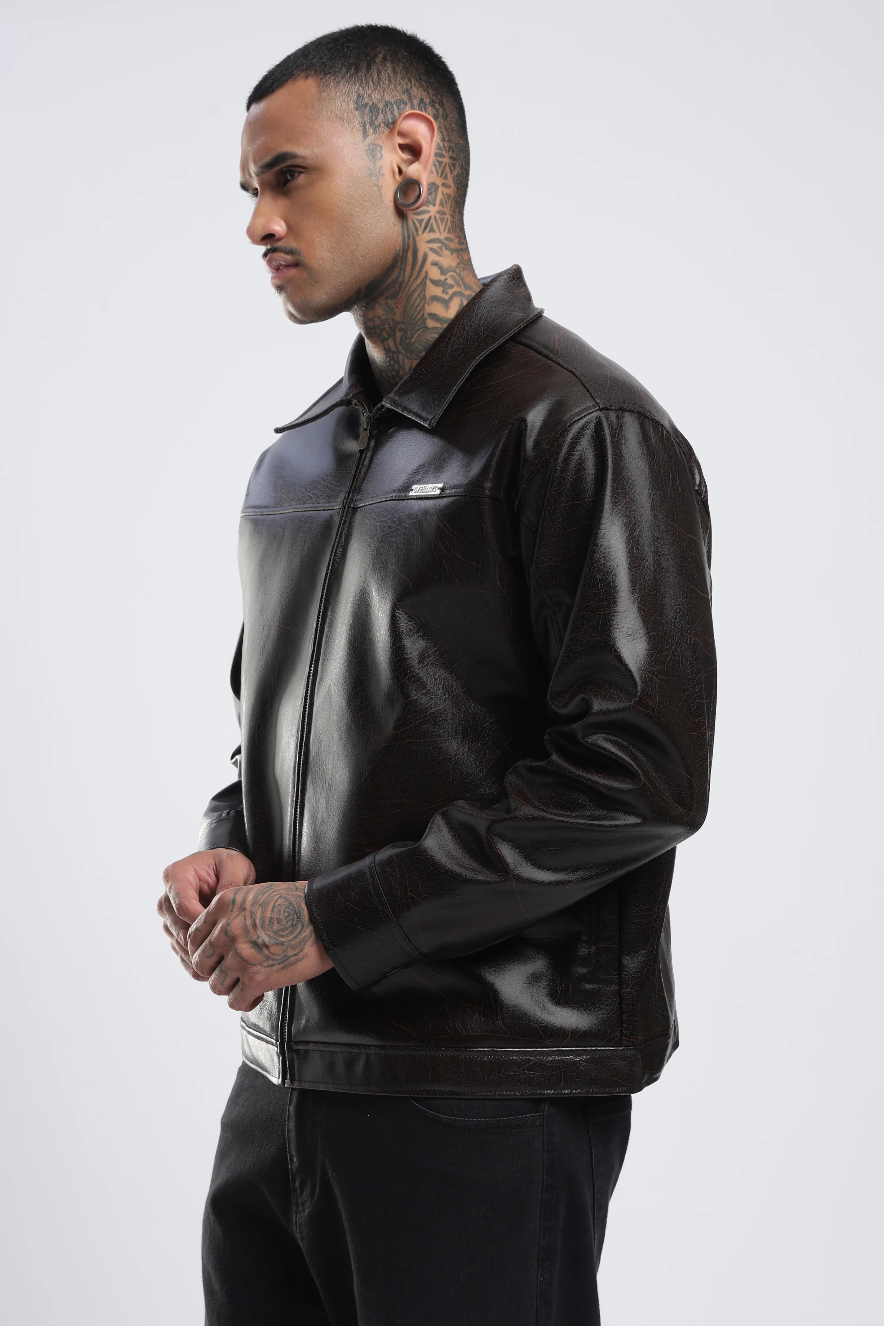 Hazel Miler Brown Textured Jacket - Image 13