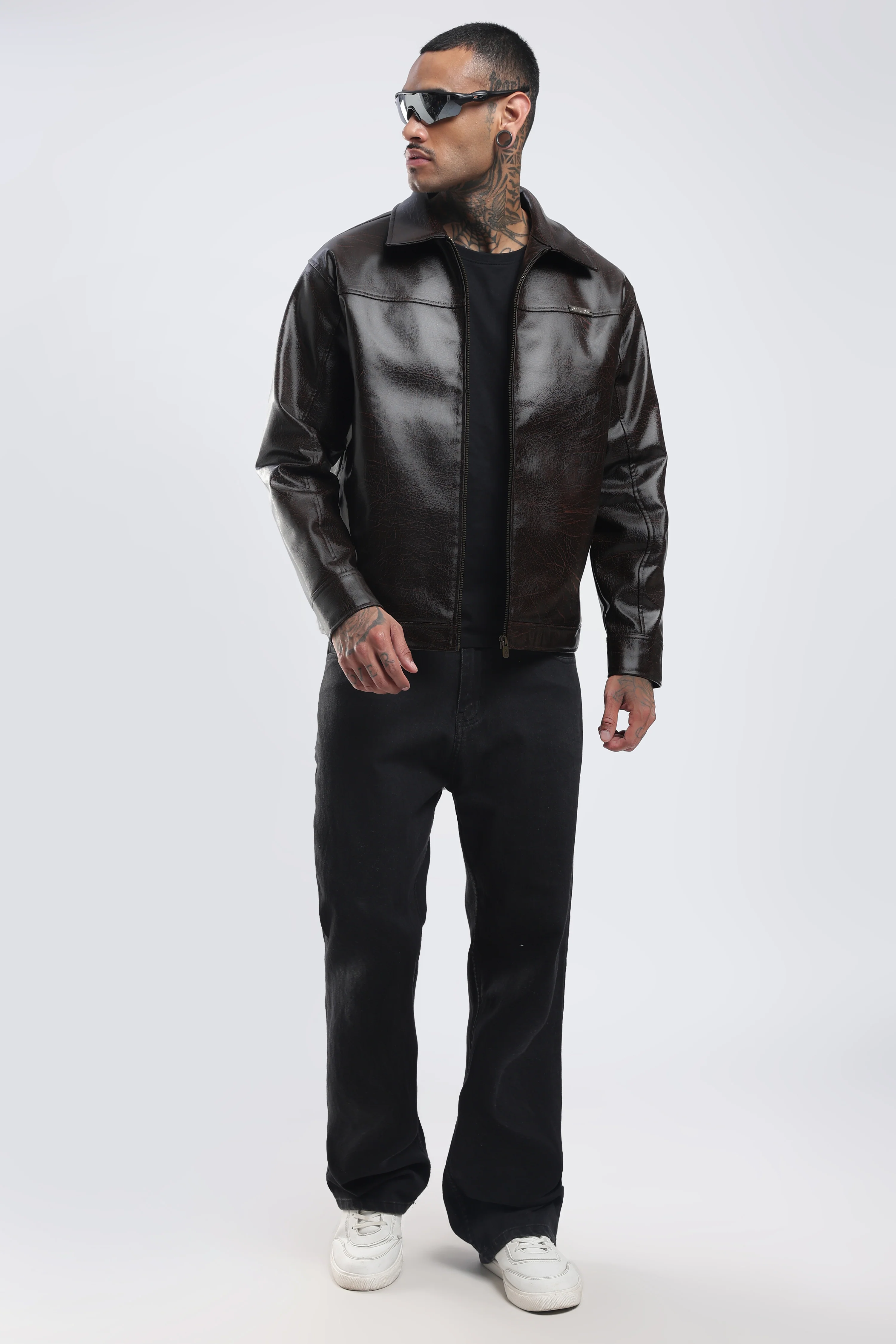Hazel Miler Brown Textured Jacket - Image 4