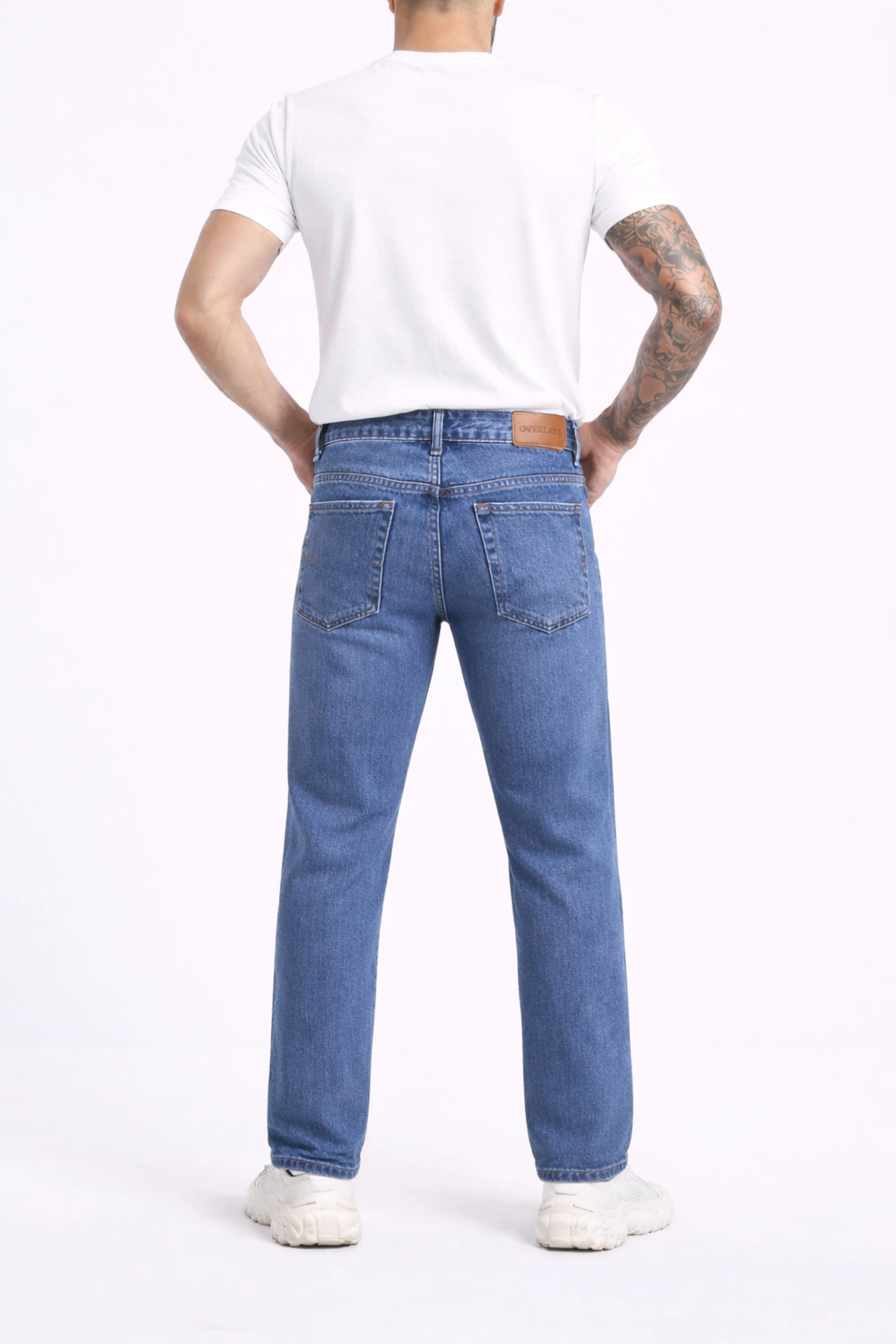 Indigo Drift Blue Vintage Washed Cargo - Image 4