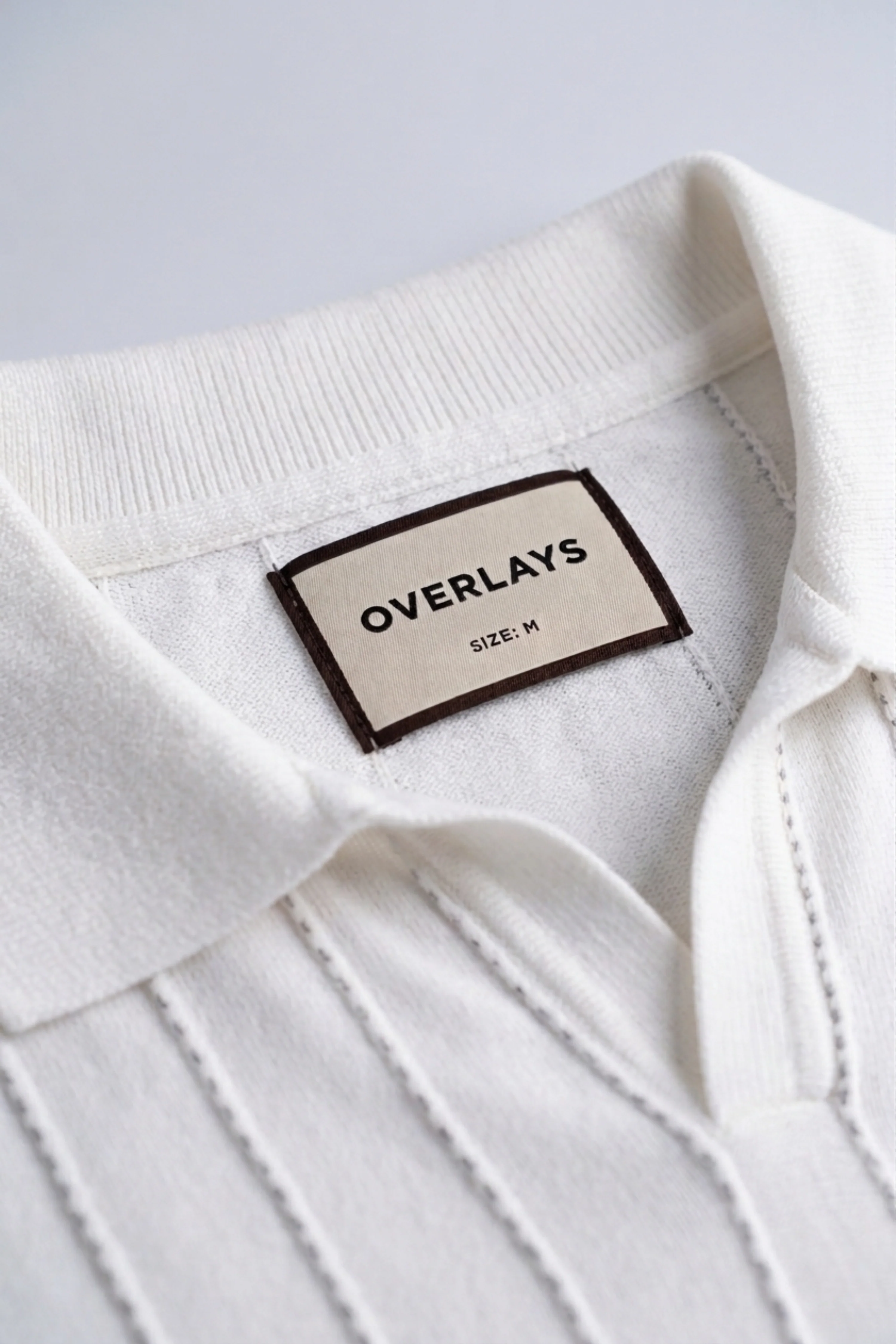 Ivory Crest White Regular Fit Polo - Image 4
