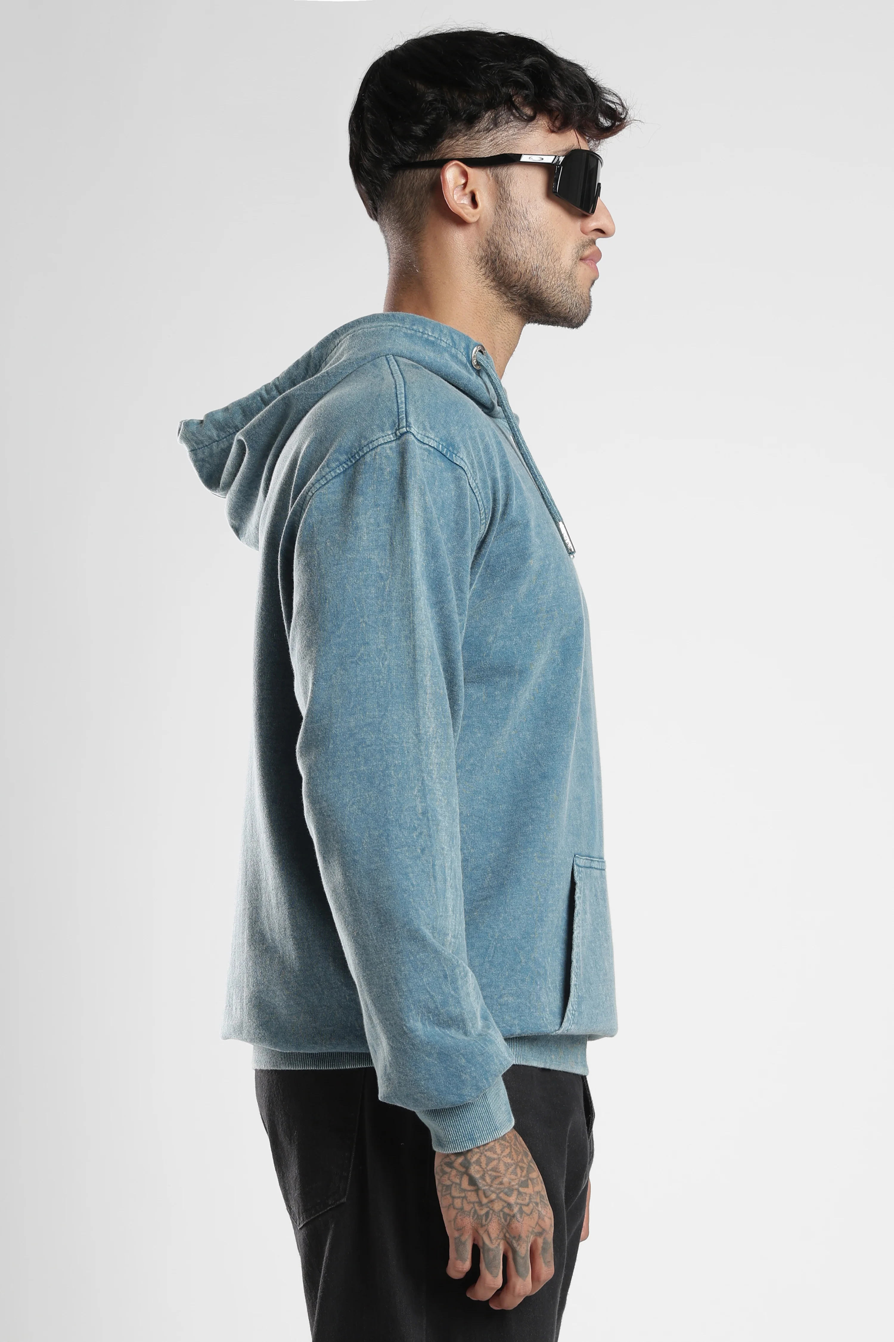 Marine drift Distressed hoodie - Image 4