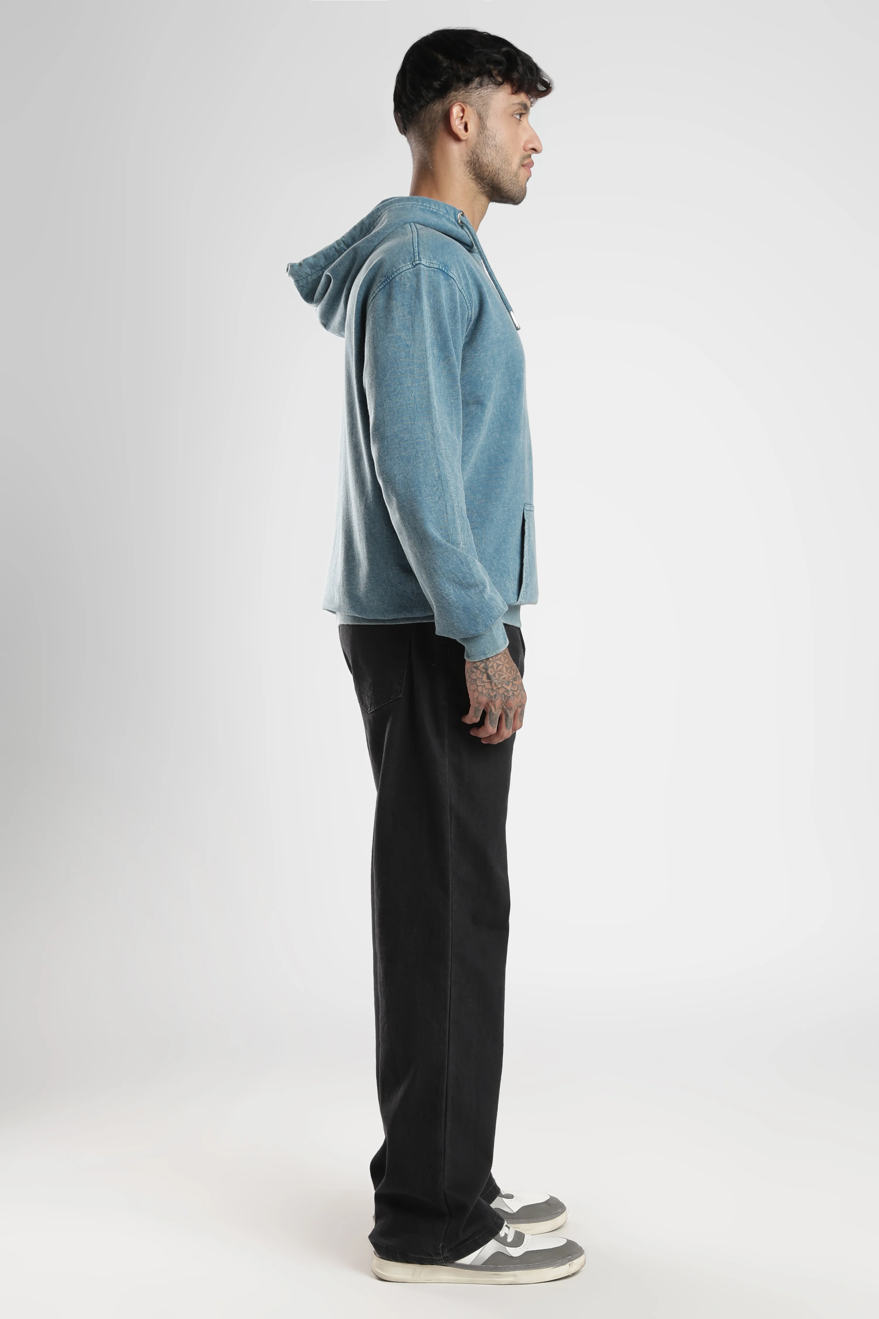 Marine drift Distressed hoodie - Image 9