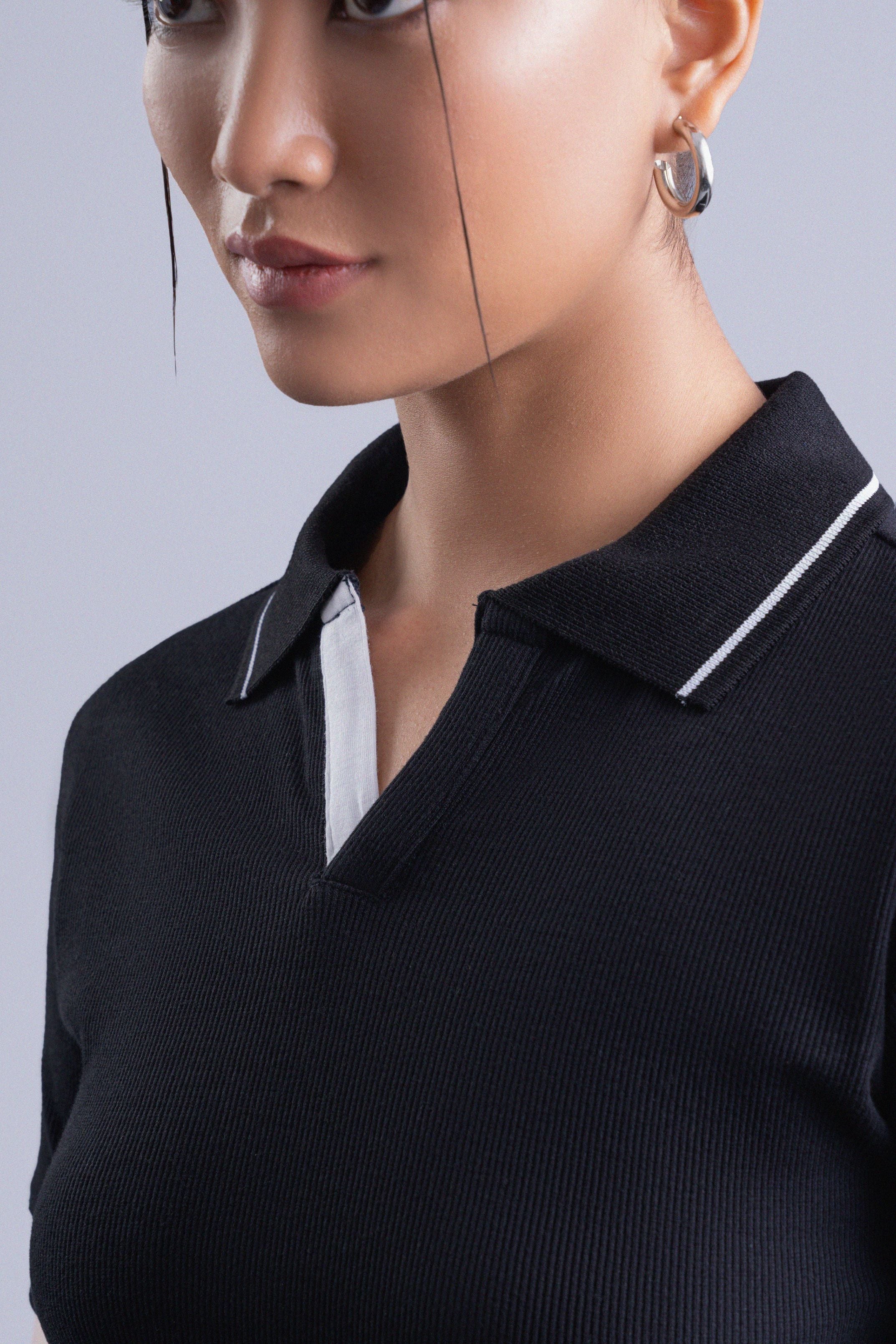 Midnight Black Crop Top - Image 3
