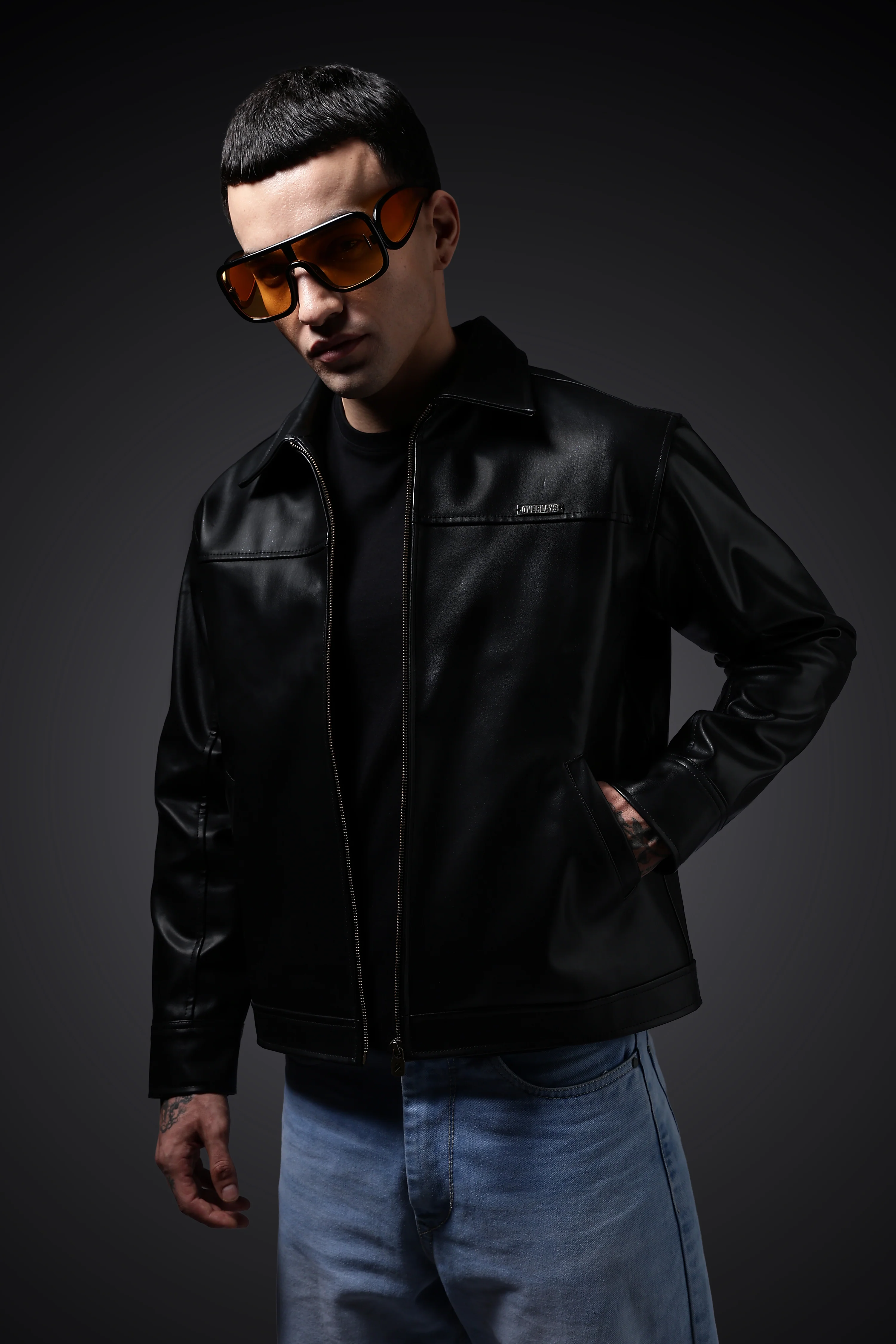Miler faux leather jacket - Image 5
