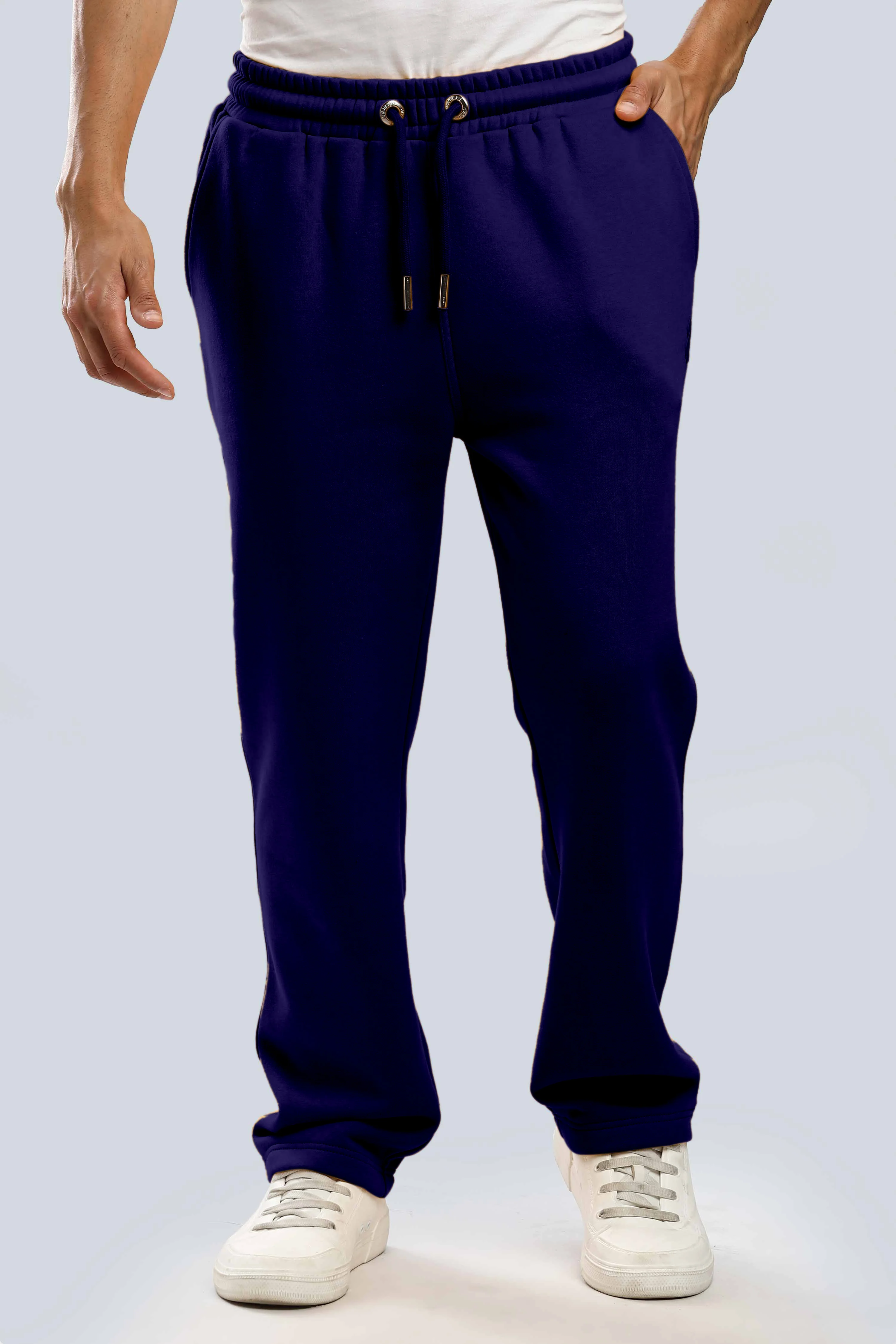 Navy Heavy Weight Straight Fit Jogger - Image 4