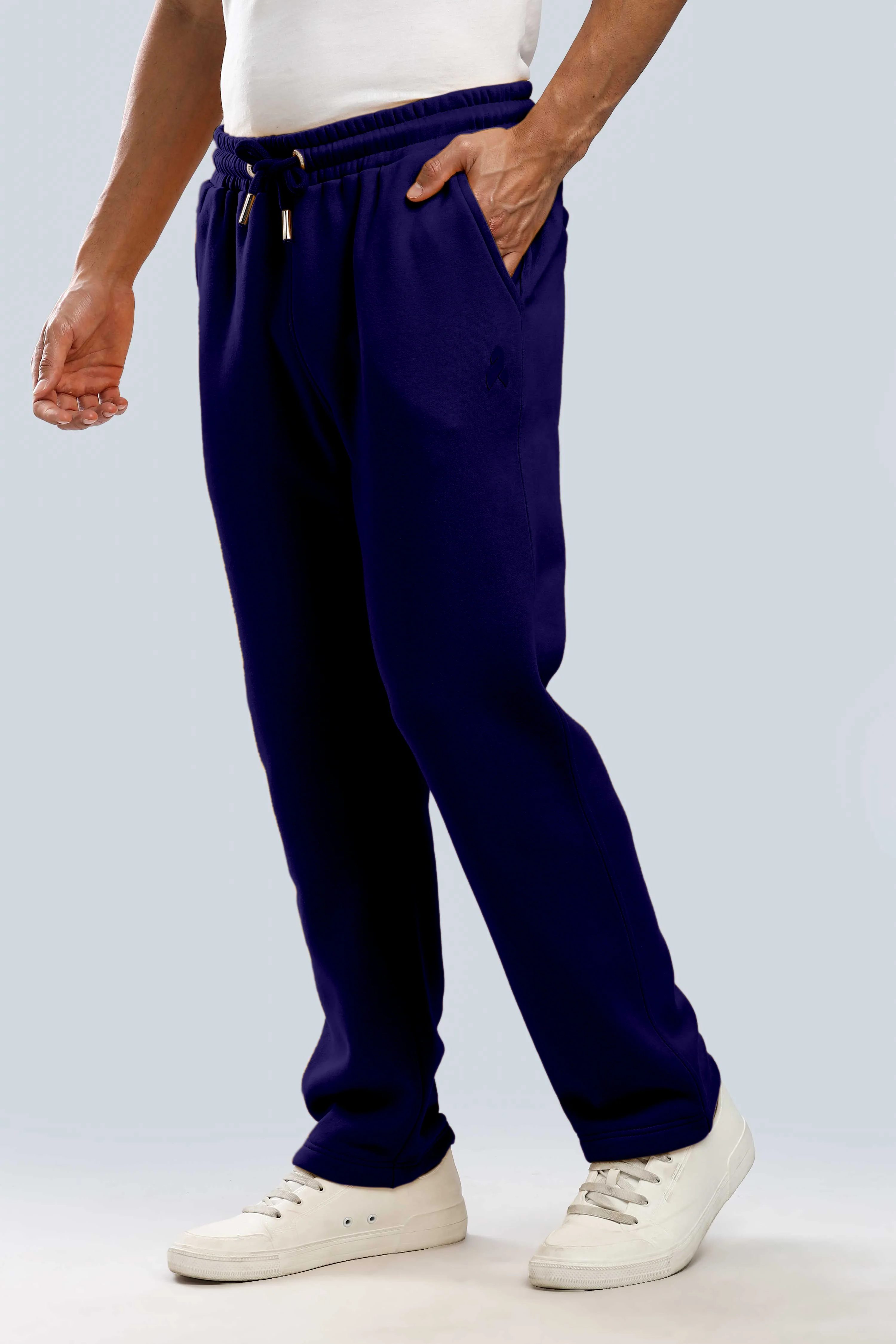 Navy Heavy Weight Straight Fit Jogger - Image 6