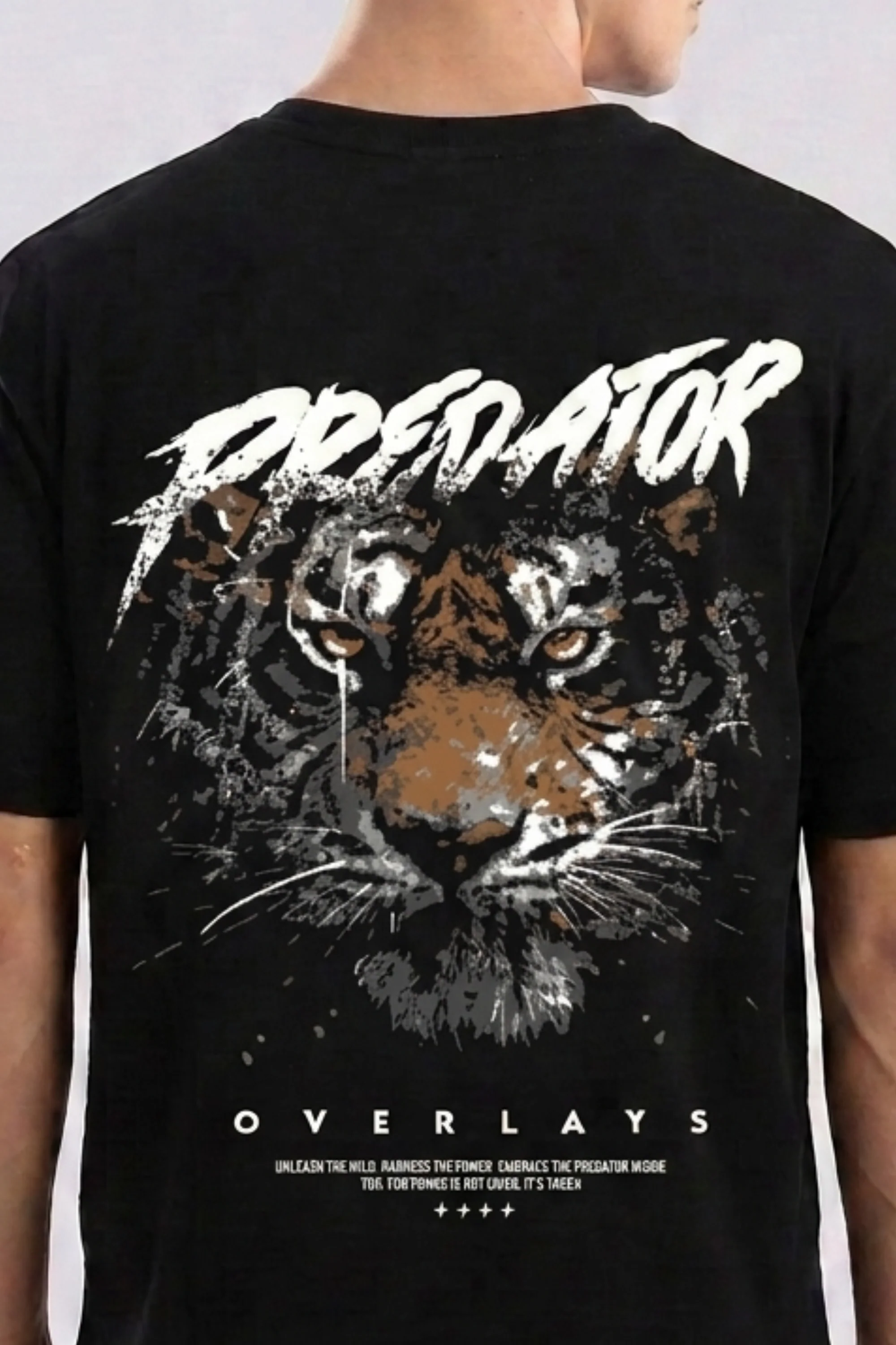Predator Fury Black Relaxed Fit T-shirt - Image 2