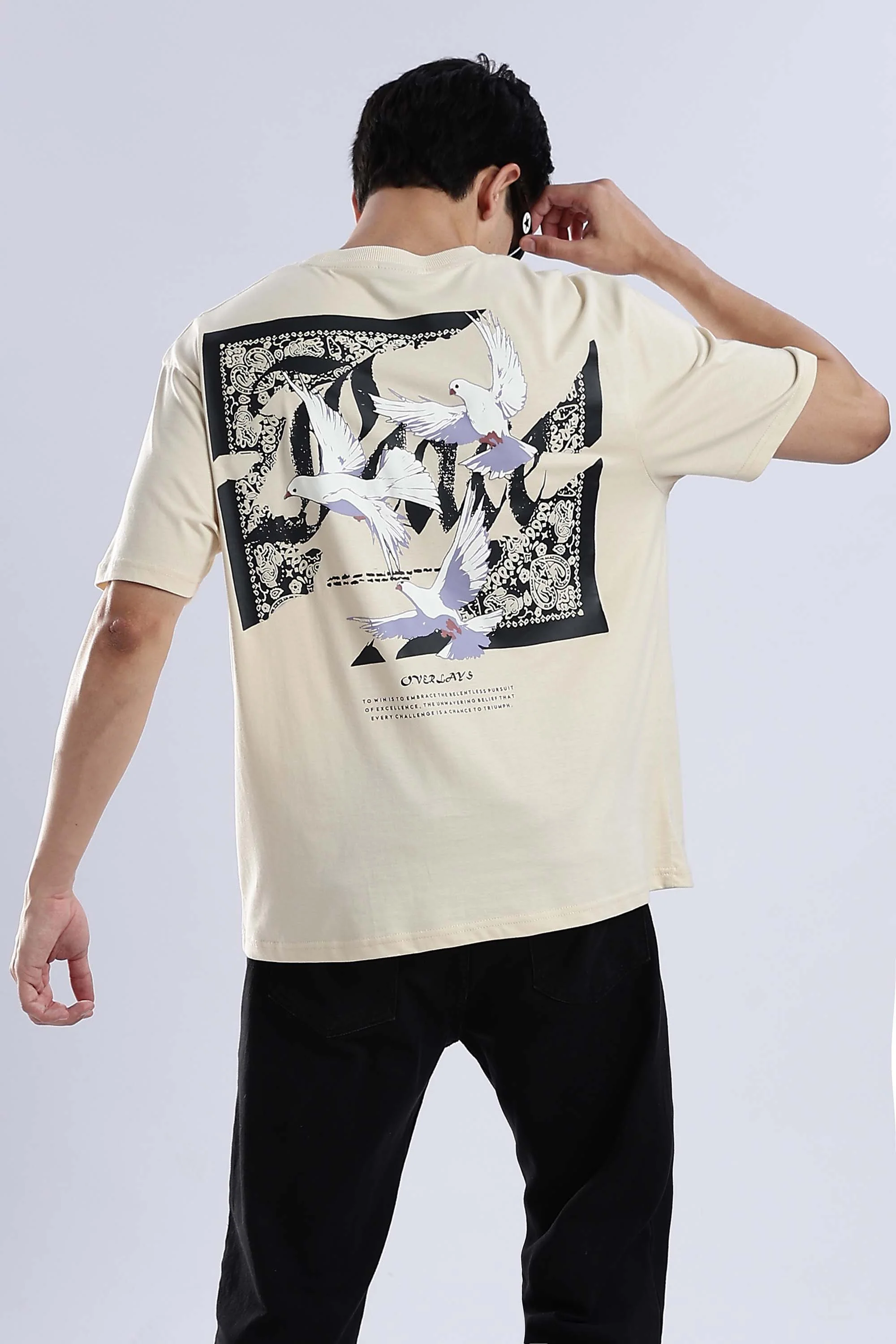 Serene Fawn Relaxed Fit T-Shirt - Image 5