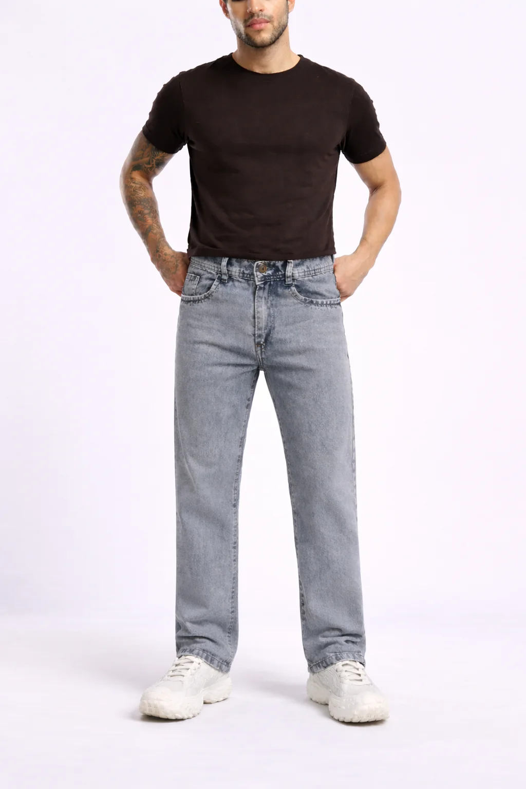 Shadow Mist Grey Vintage Washed Cargo - Image 3