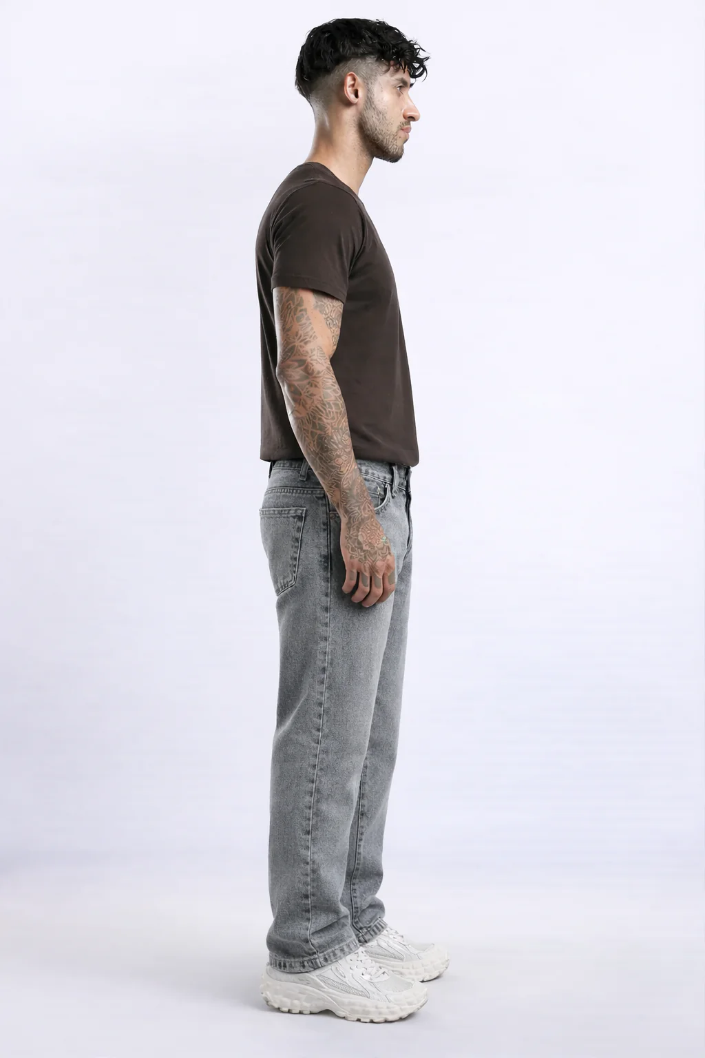 Shadow Mist Grey Vintage Washed Cargo - Image 4