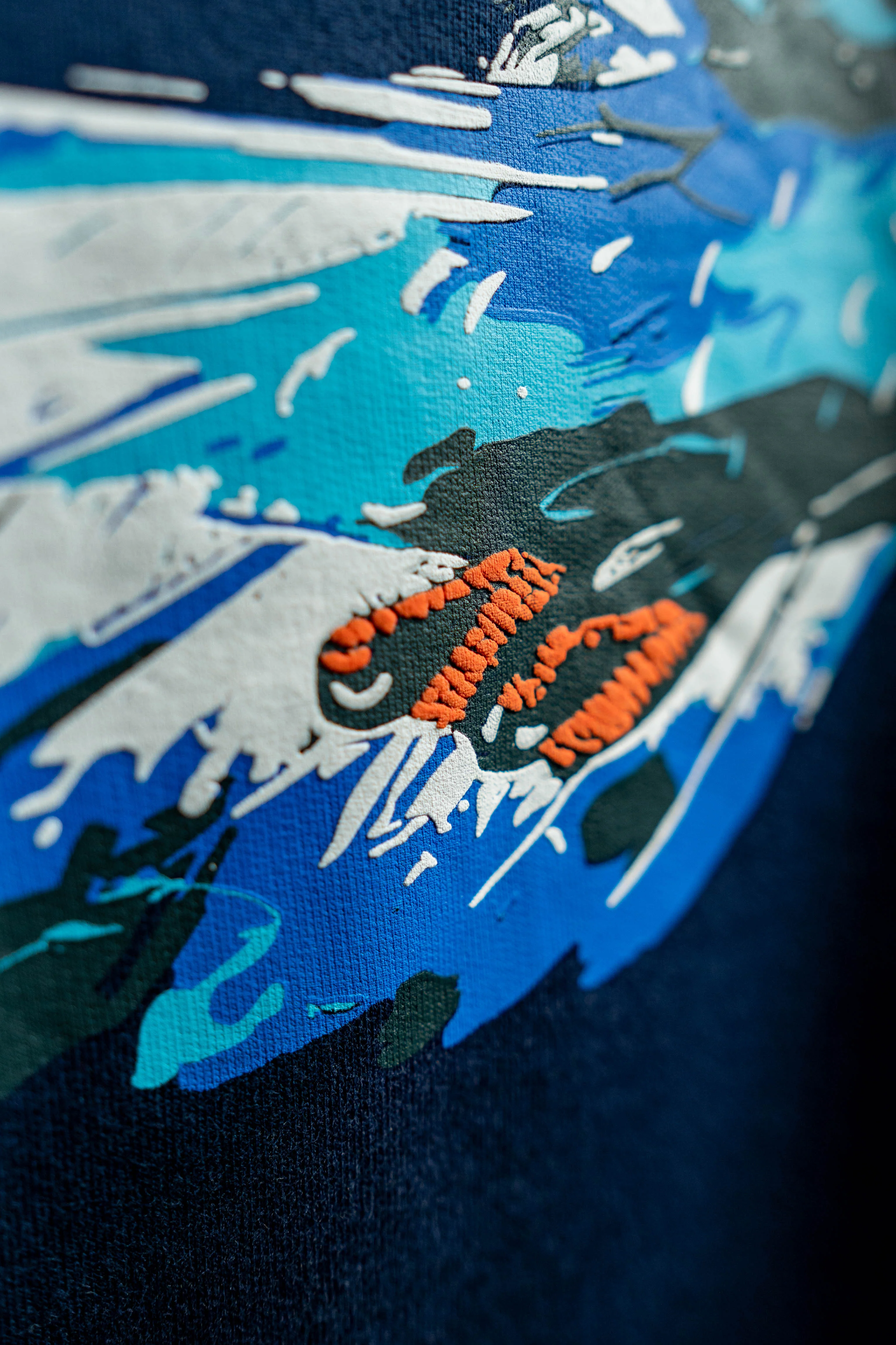 Sky Walker Navy Oversized T-Shirt - Image 8