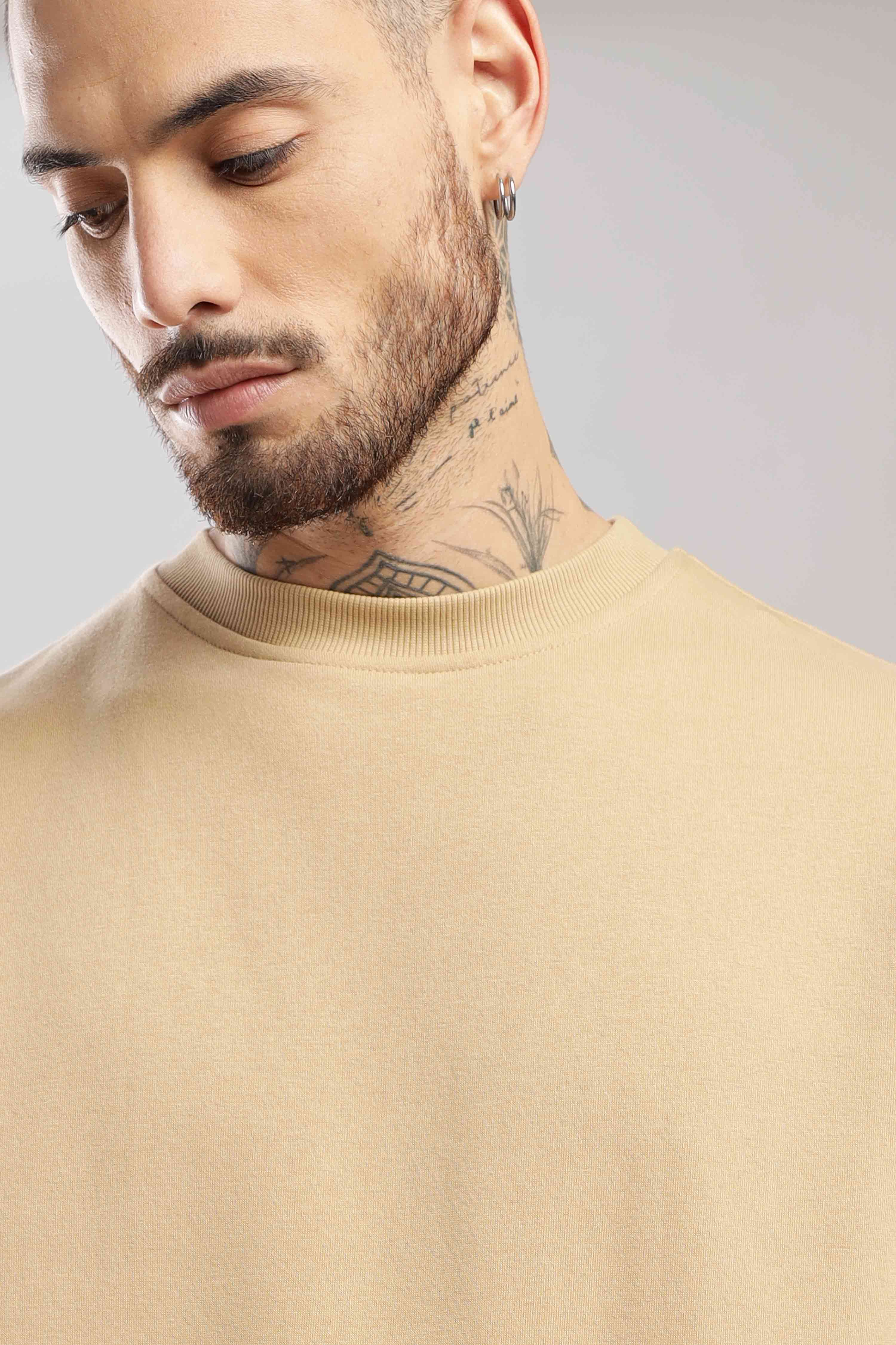 Tan Oversized Sweatshirt - Image 7