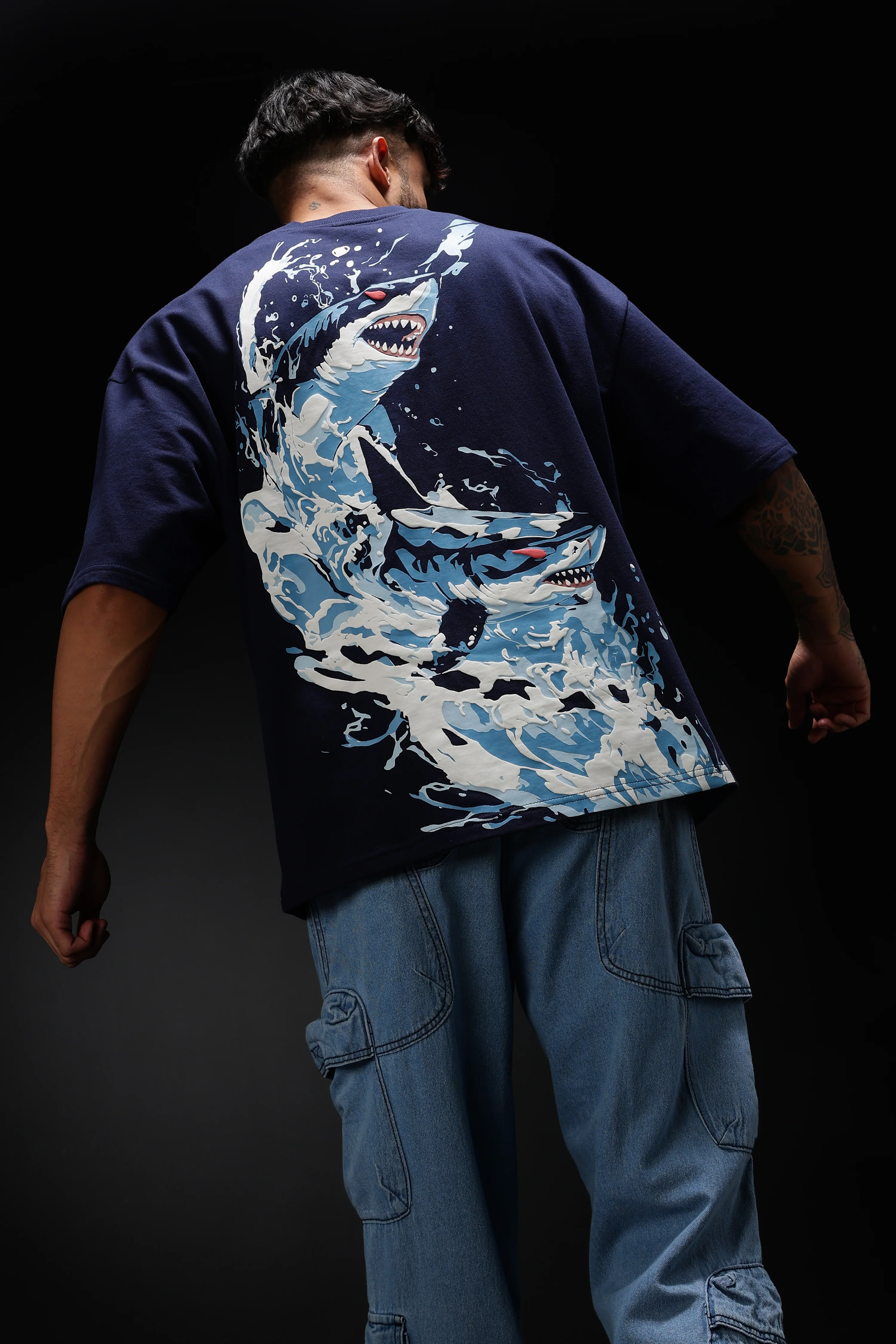 Wave Hunter Oversized T-shirt - Image 10