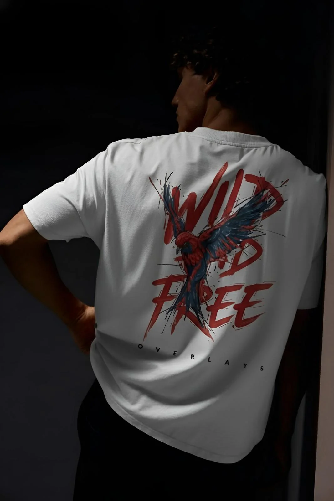 Wild Spirit white Relaxed Fit Tshirt - Image 7
